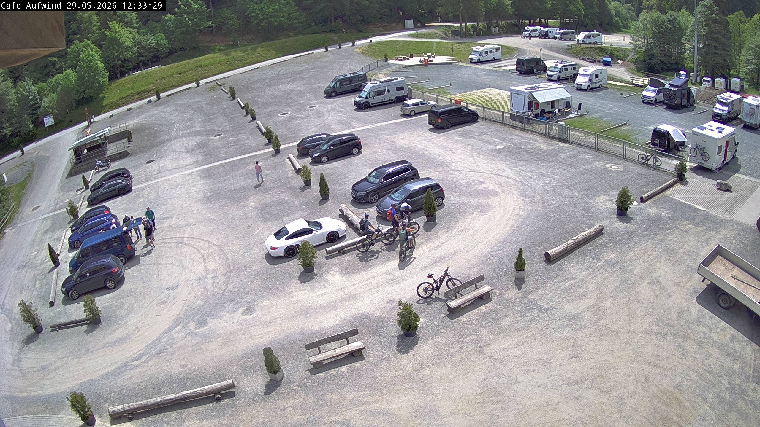 Archiv Foto Webcam Willingen: Mühlenkopfschanze Parkplatz
