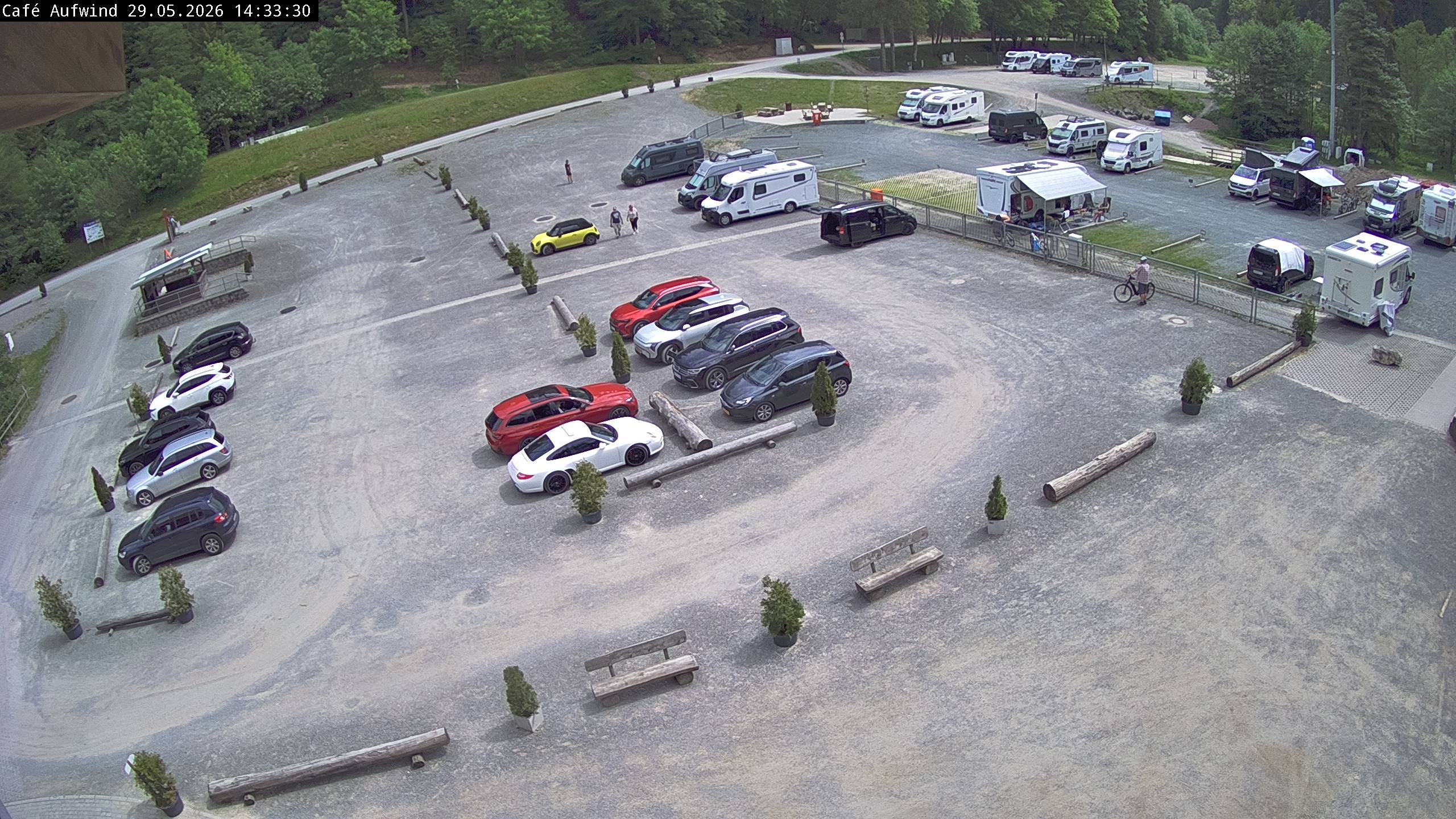 Archiv Foto Webcam Willingen: Mühlenkopfschanze Parkplatz