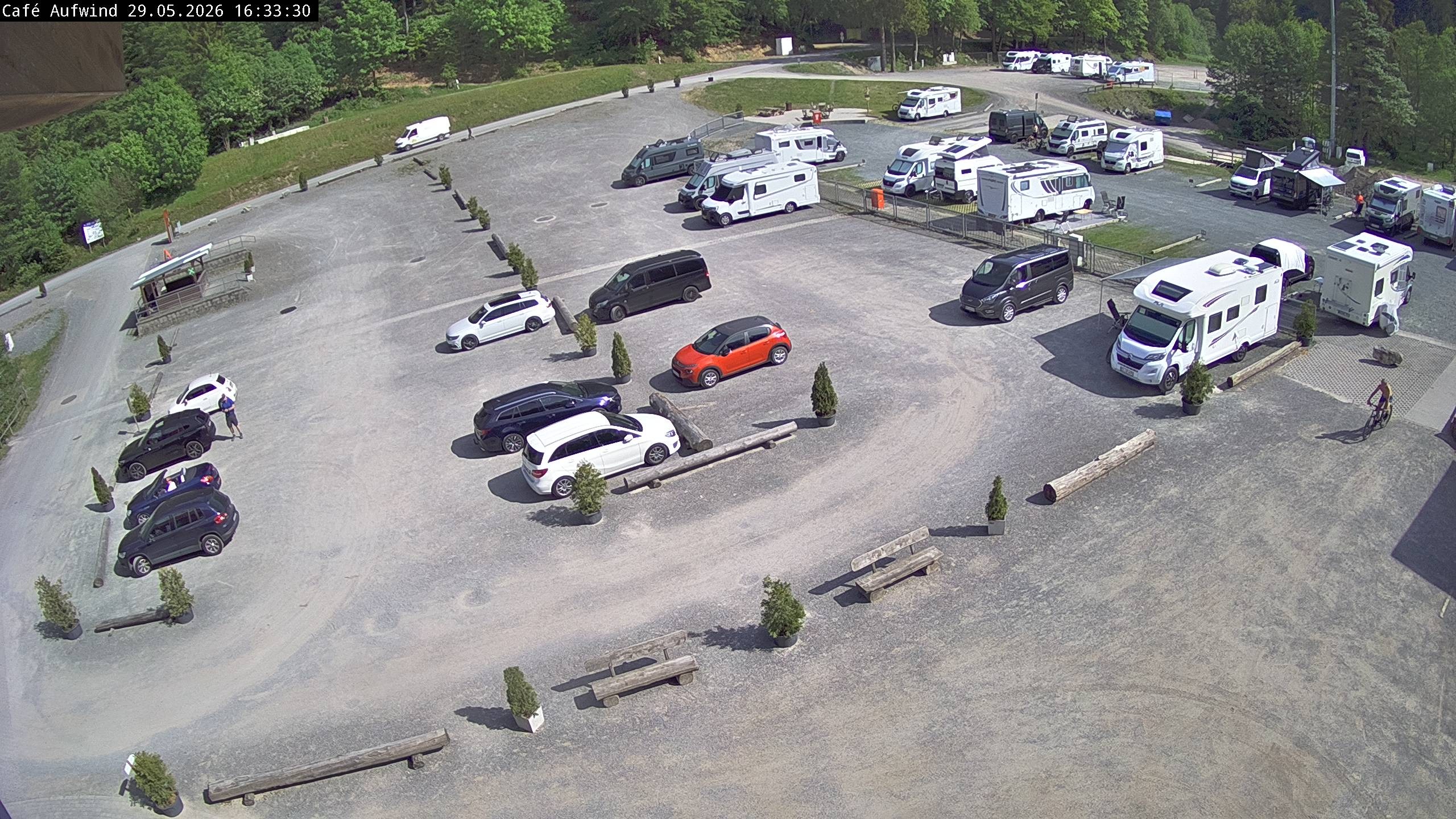 Archiv Foto Webcam Willingen: Mühlenkopfschanze Parkplatz