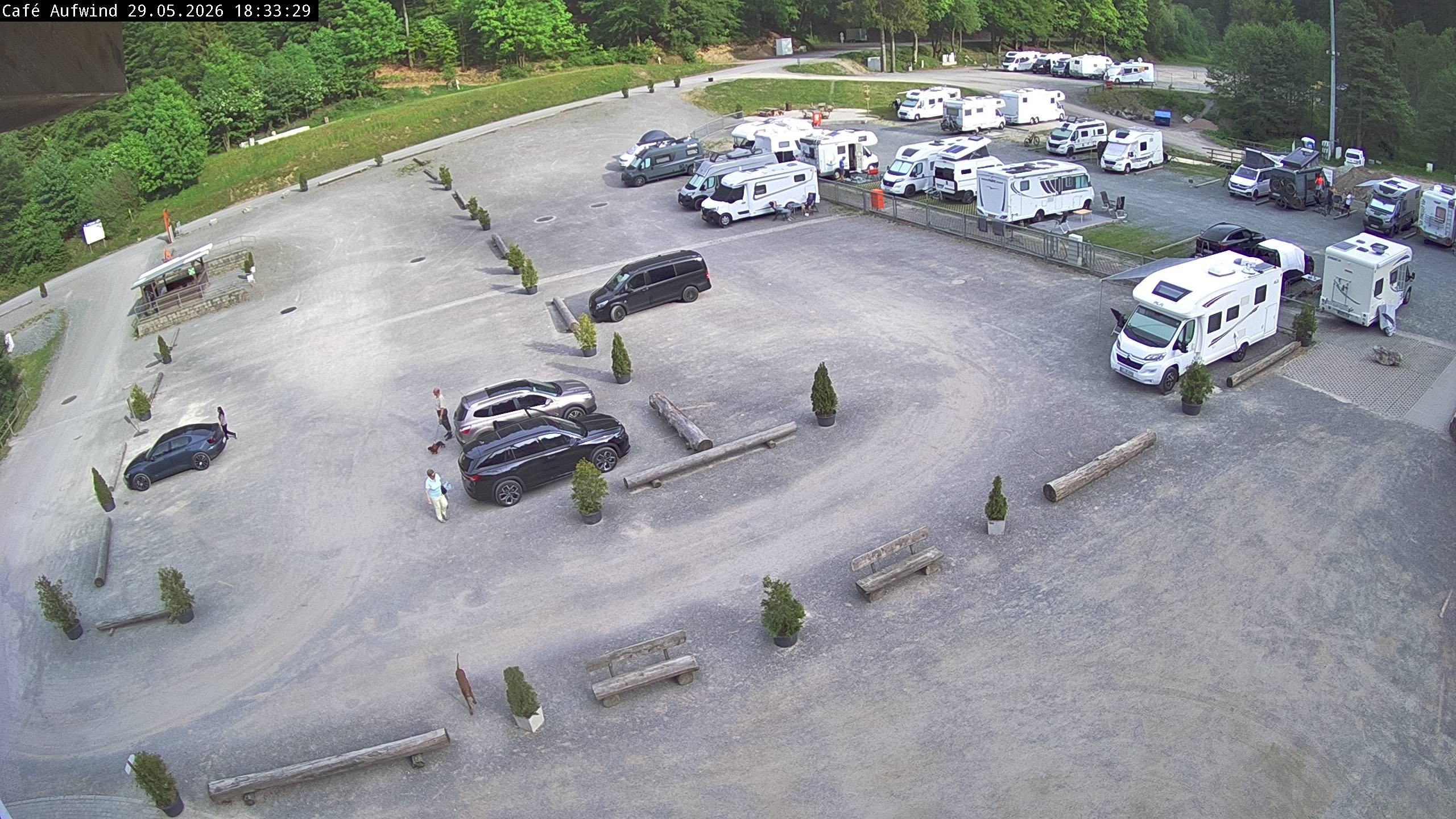 Archiv Foto Webcam Willingen: Mühlenkopfschanze Parkplatz
