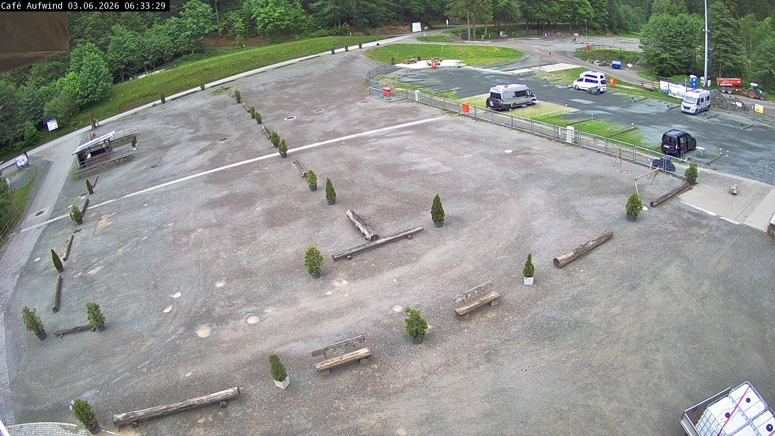 Archiv Foto Webcam Willingen: Mühlenkopfschanze Parkplatz