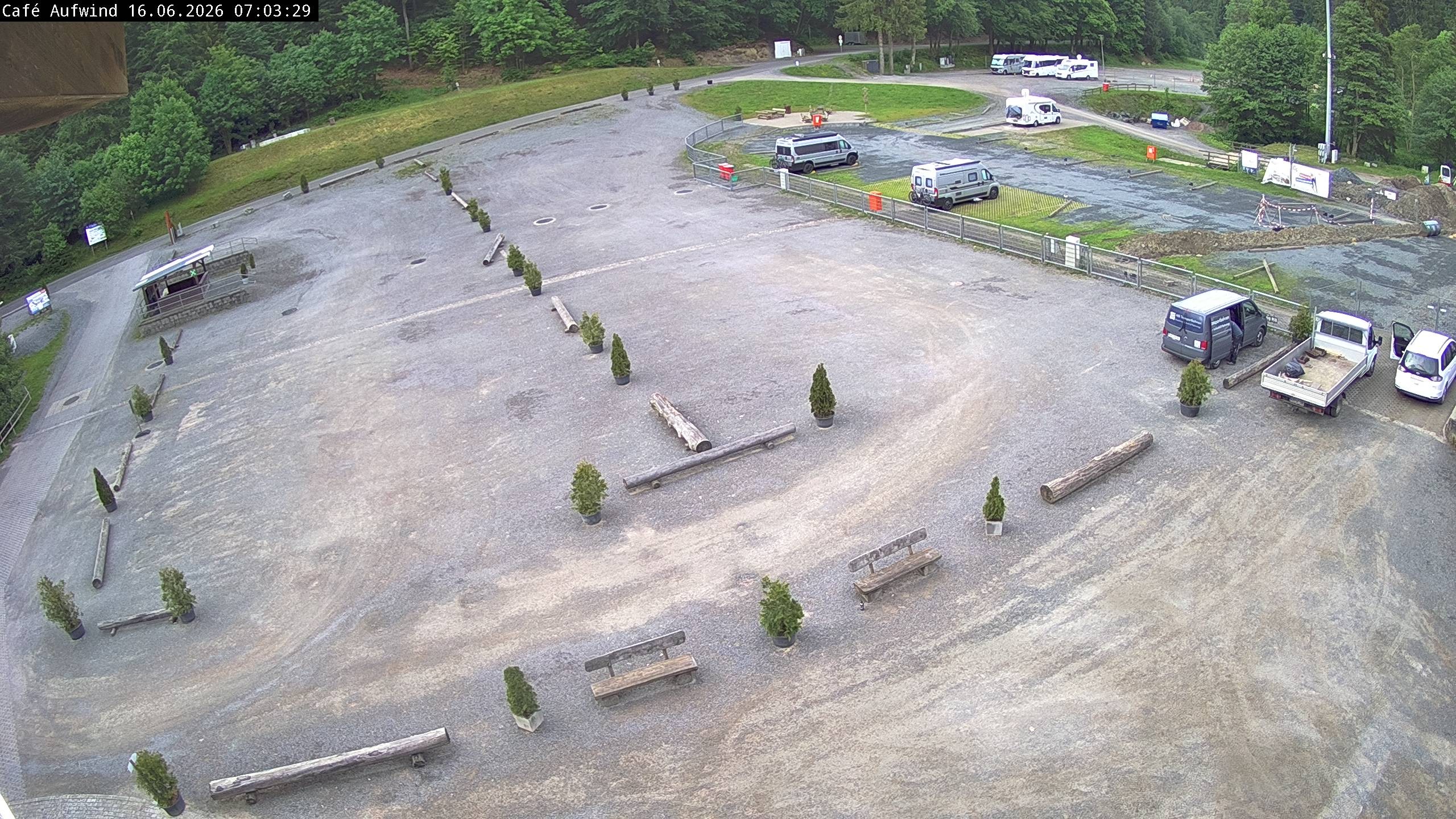 Archiv Foto Webcam Willingen: Mühlenkopfschanze Parkplatz