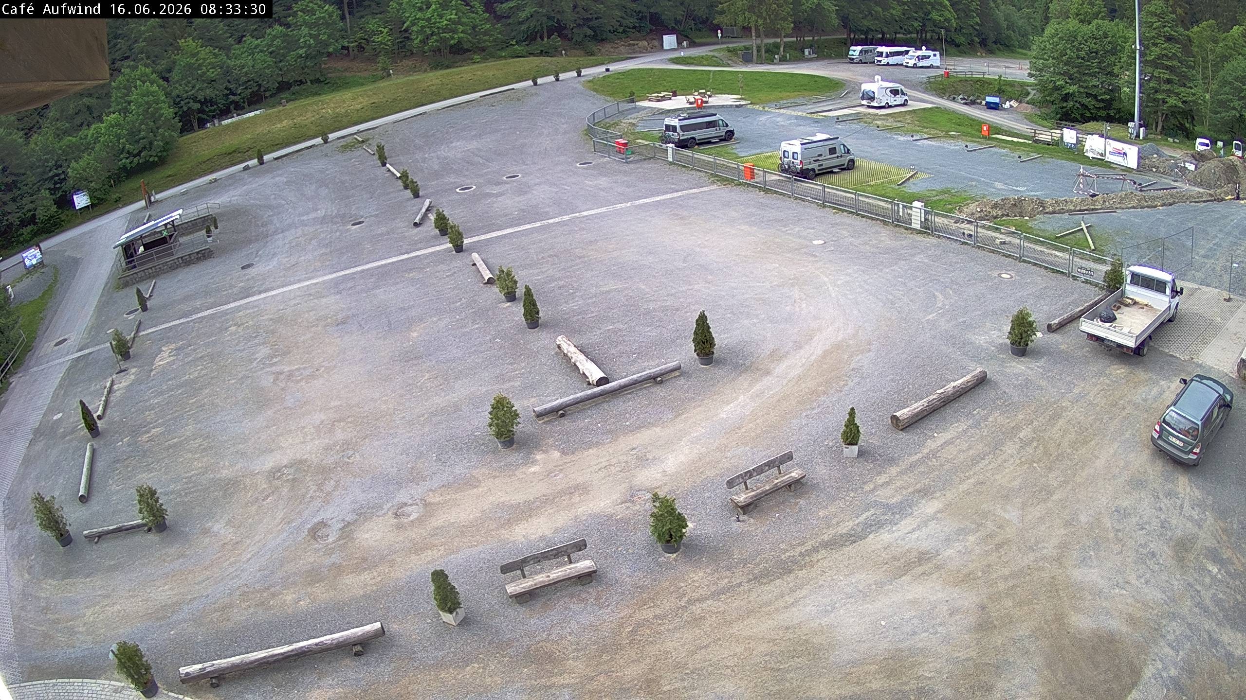 Archiv Foto Webcam Willingen: Mühlenkopfschanze Parkplatz