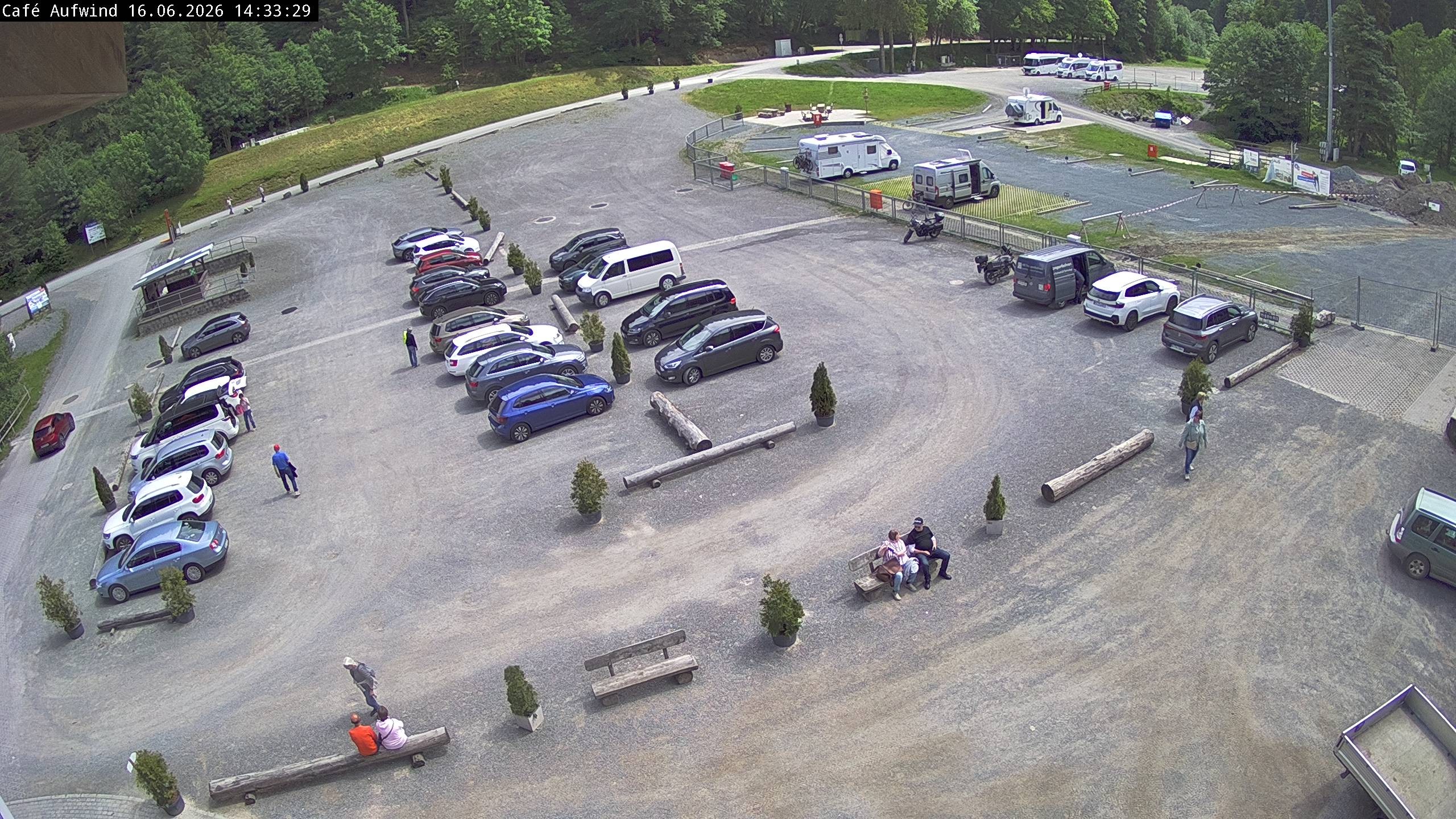 Archiv Foto Webcam Willingen: Mühlenkopfschanze Parkplatz