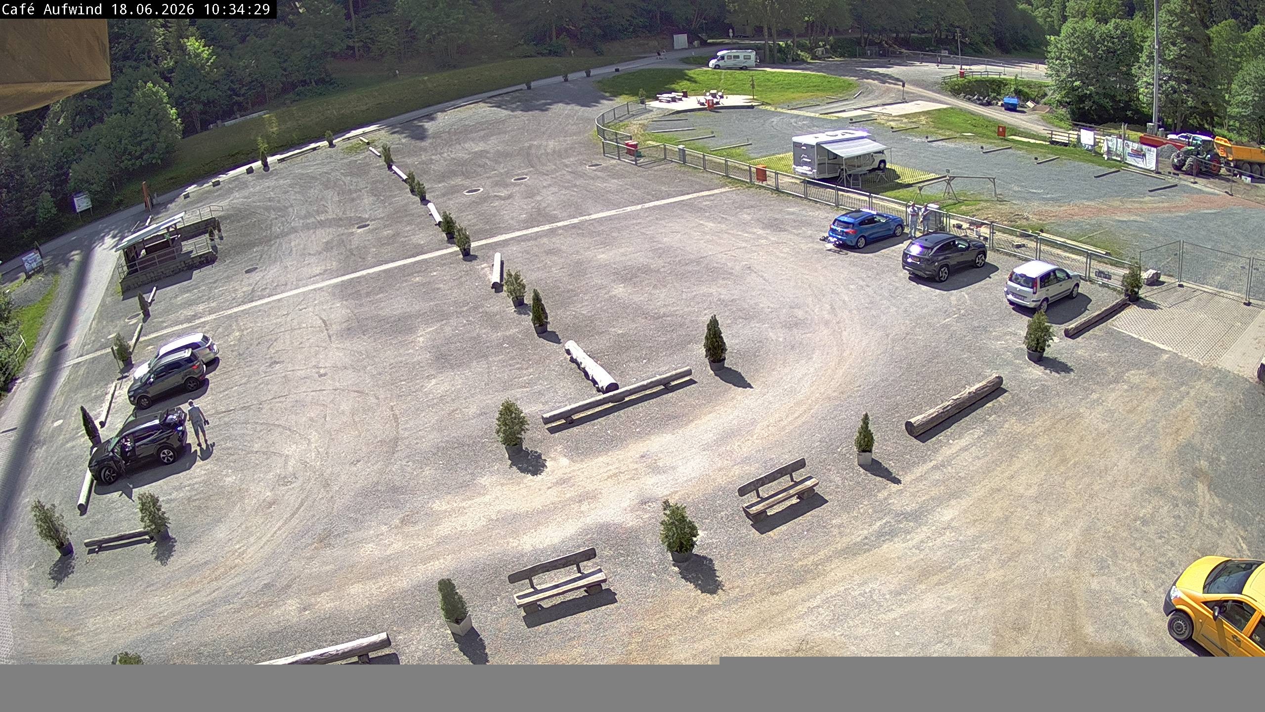 Archiv Foto Webcam Willingen: Mühlenkopfschanze Parkplatz