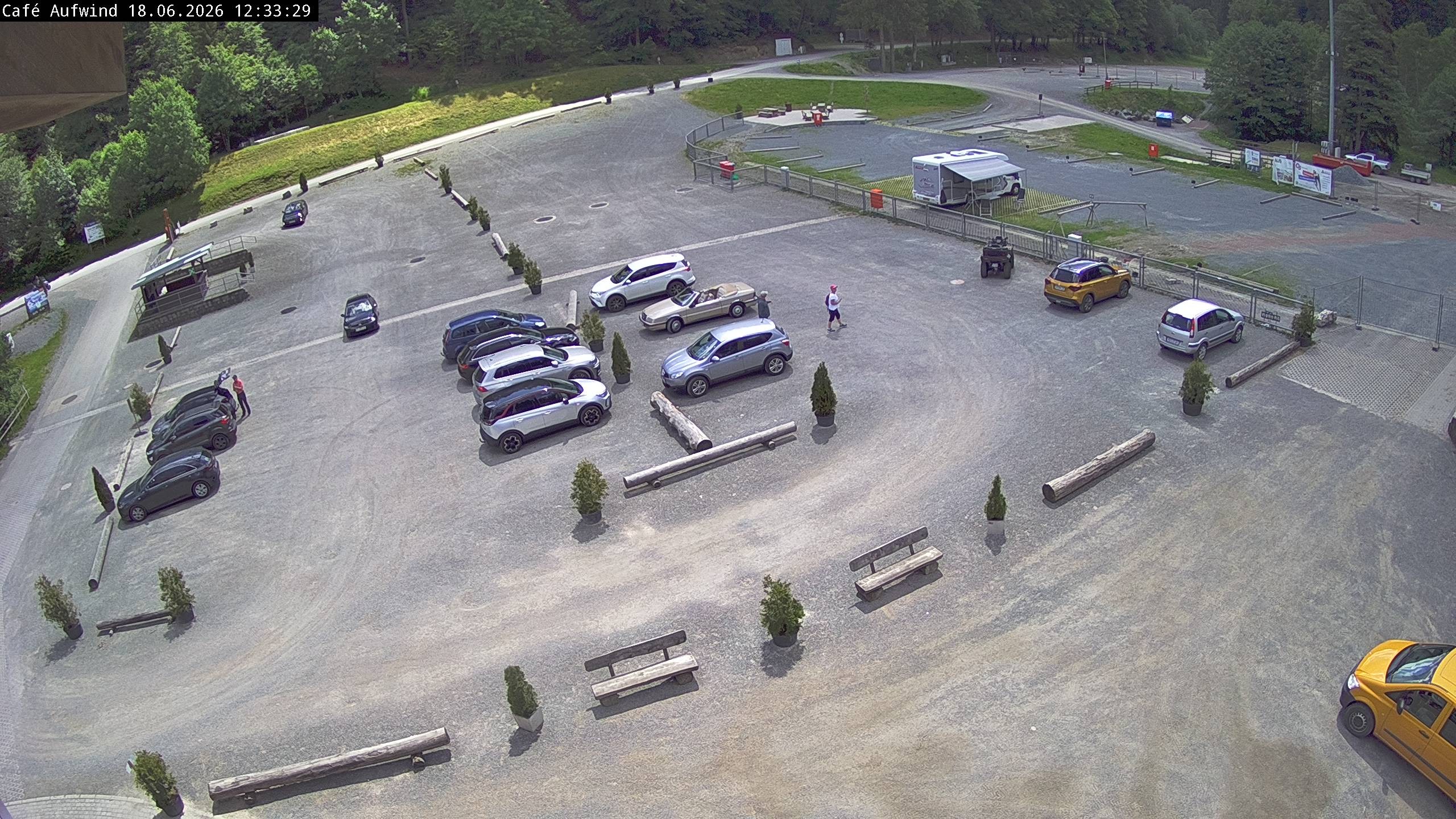 Archiv Foto Webcam Willingen: Mühlenkopfschanze Parkplatz