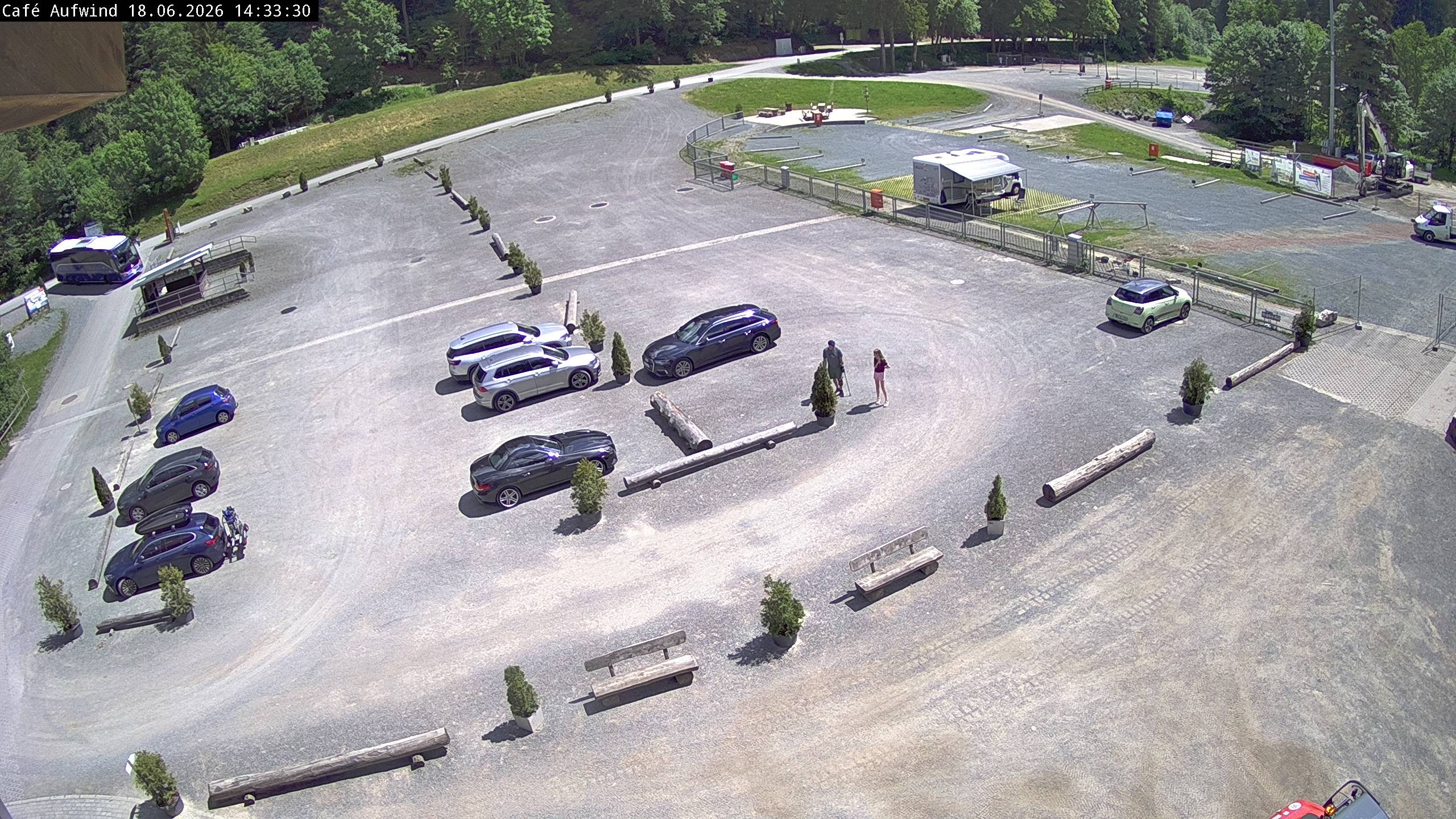 Archiv Foto Webcam Willingen: Mühlenkopfschanze Parkplatz