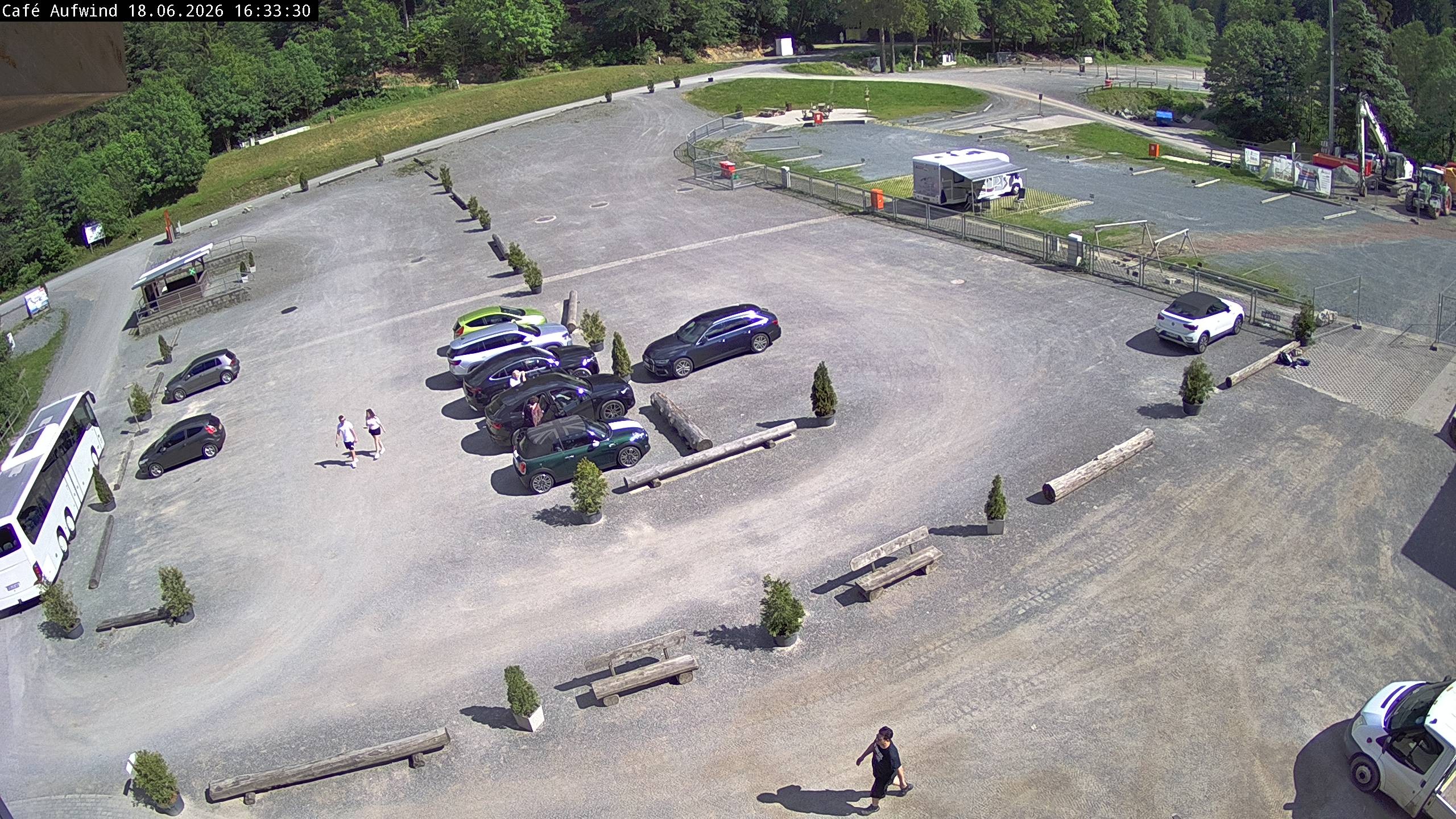 Archiv Foto Webcam Willingen: Mühlenkopfschanze Parkplatz