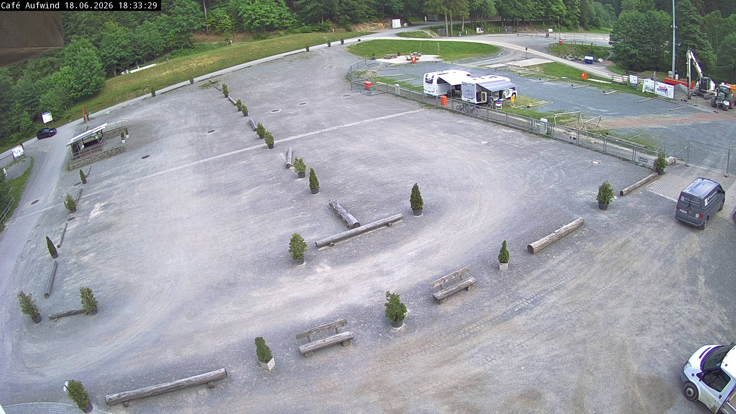 Archiv Foto Webcam Willingen: Mühlenkopfschanze Parkplatz