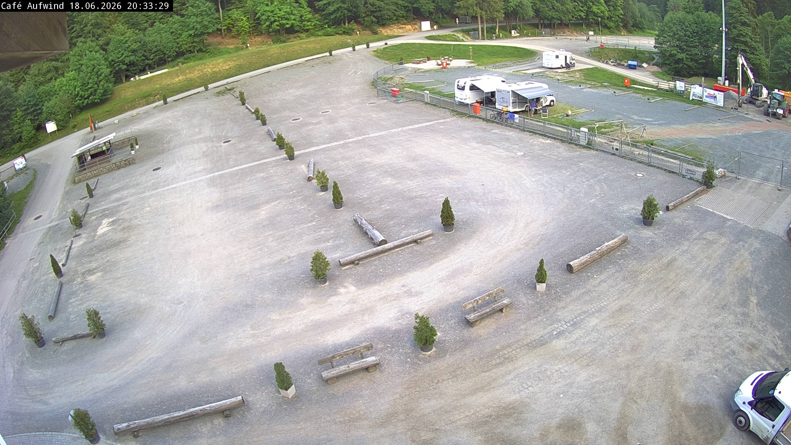 Archiv Foto Webcam Willingen: Mühlenkopfschanze Parkplatz