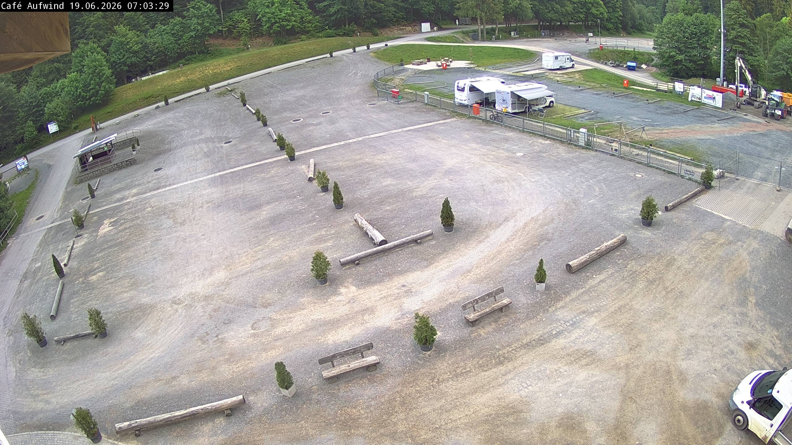 Archiv Foto Webcam Willingen: Mühlenkopfschanze Parkplatz
