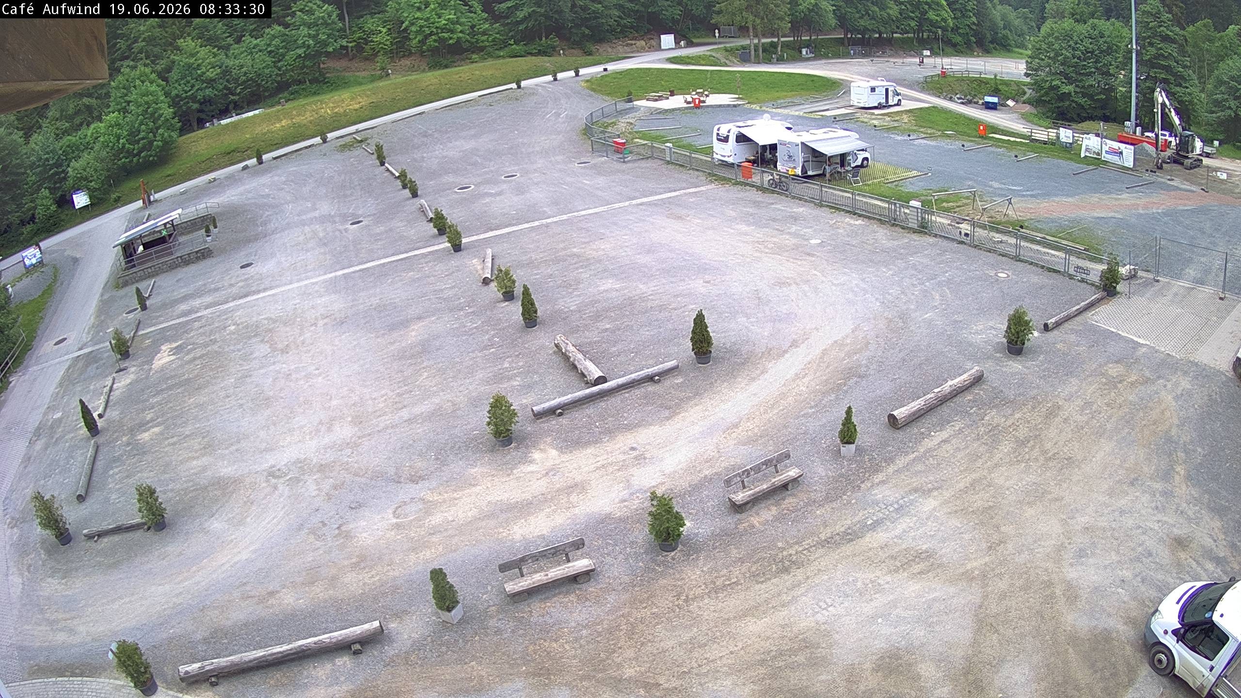 Archiv Foto Webcam Willingen: Mühlenkopfschanze Parkplatz
