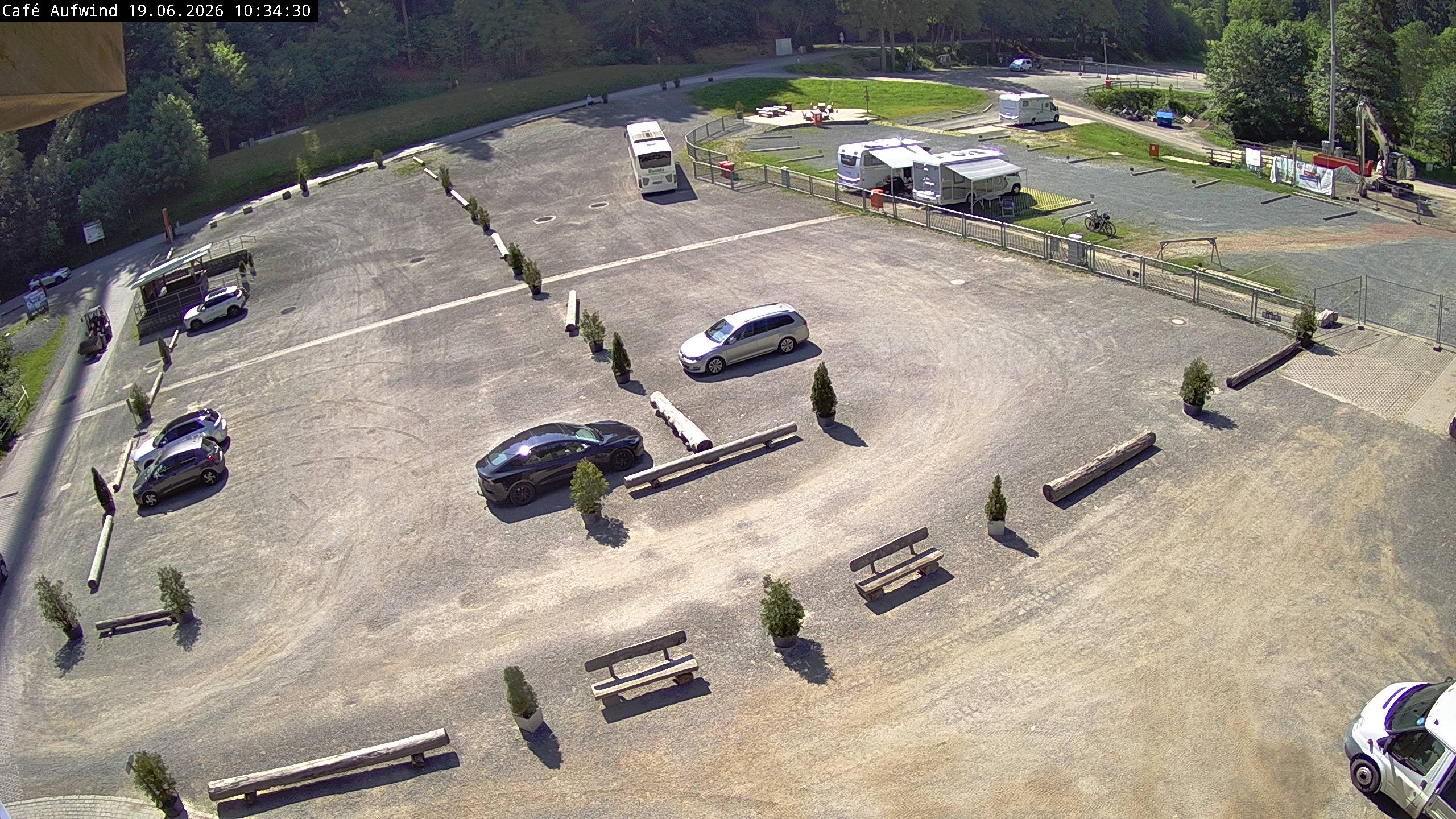 Archiv Foto Webcam Willingen: Mühlenkopfschanze Parkplatz
