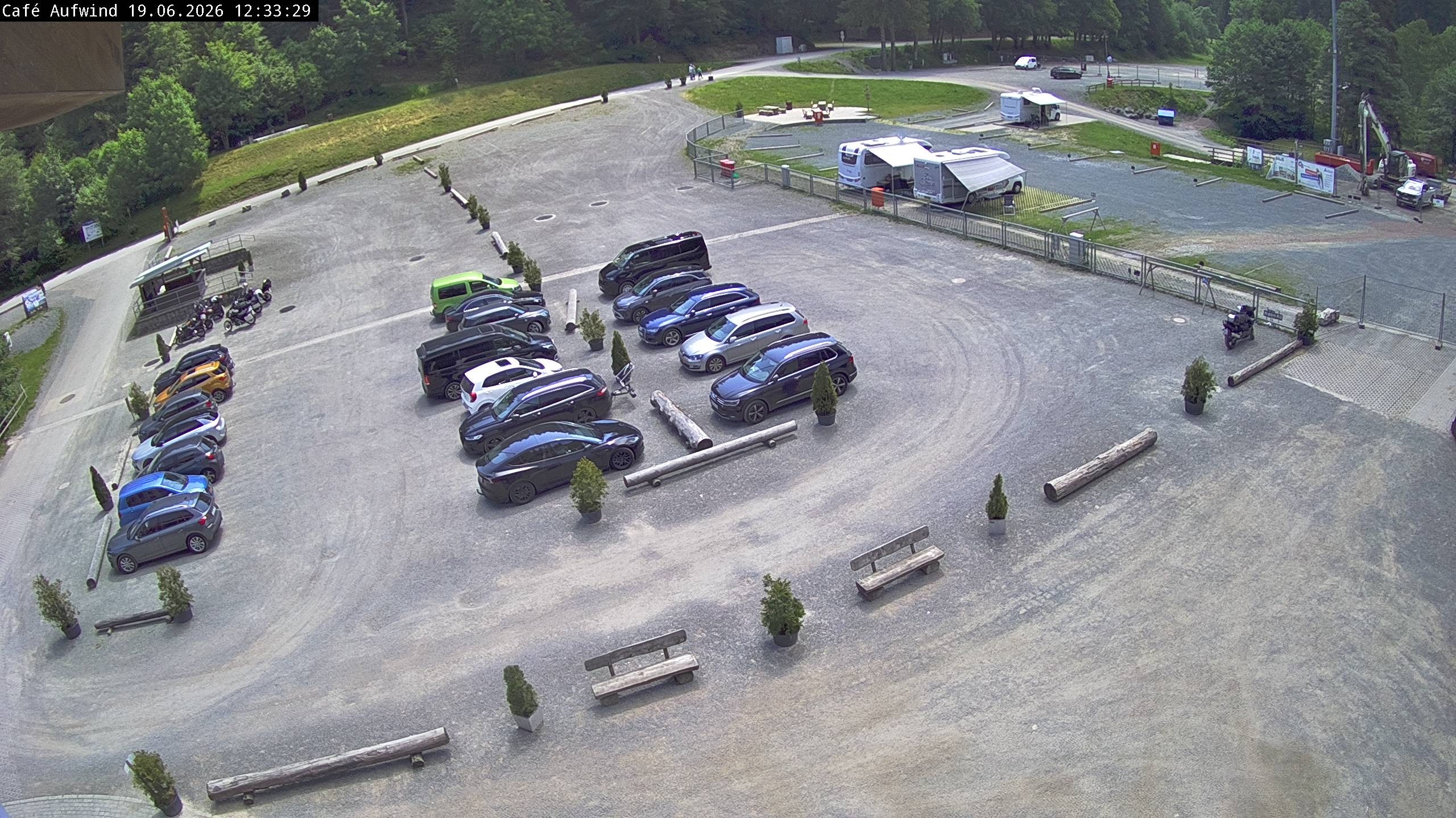 Archiv Foto Webcam Willingen: Mühlenkopfschanze Parkplatz