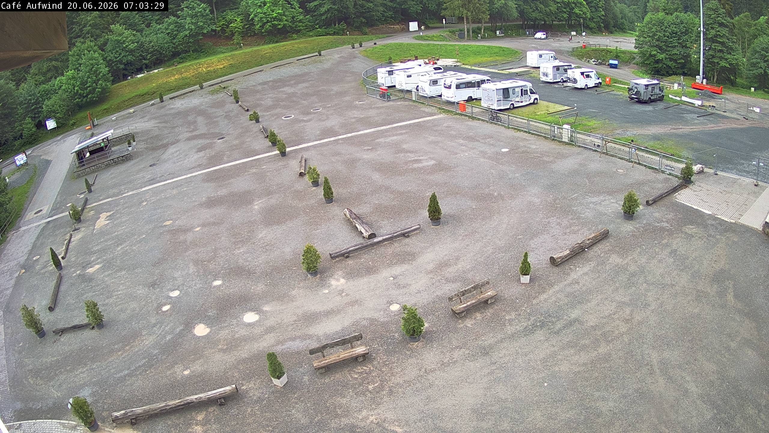 Archiv Foto Webcam Willingen: Mühlenkopfschanze Parkplatz