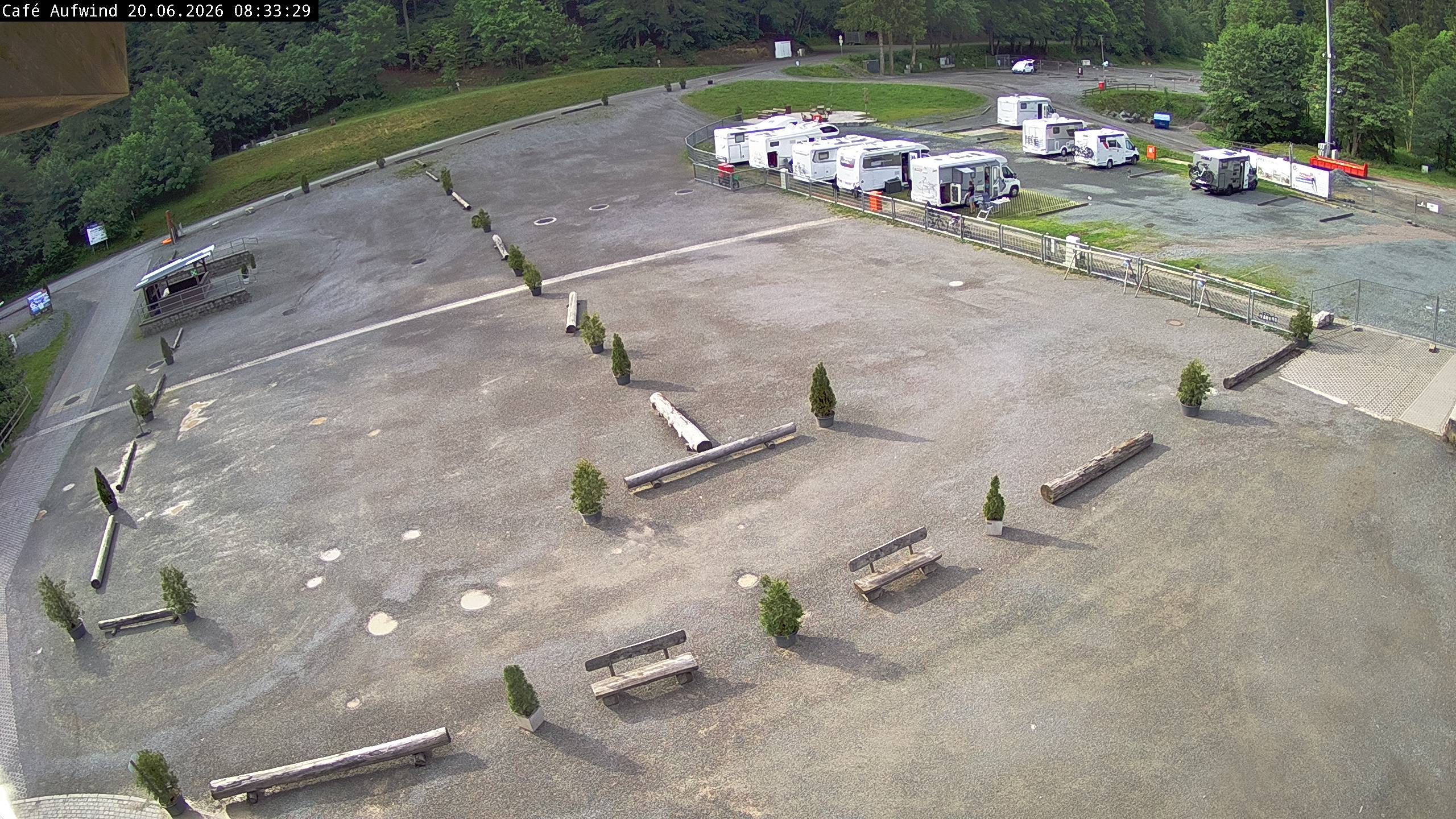 Archiv Foto Webcam Willingen: Mühlenkopfschanze Parkplatz