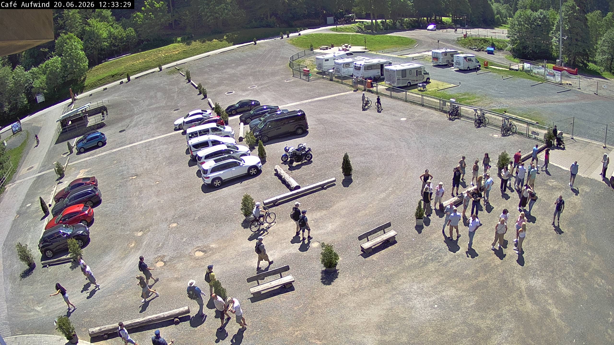Archiv Foto Webcam Willingen: Mühlenkopfschanze Parkplatz