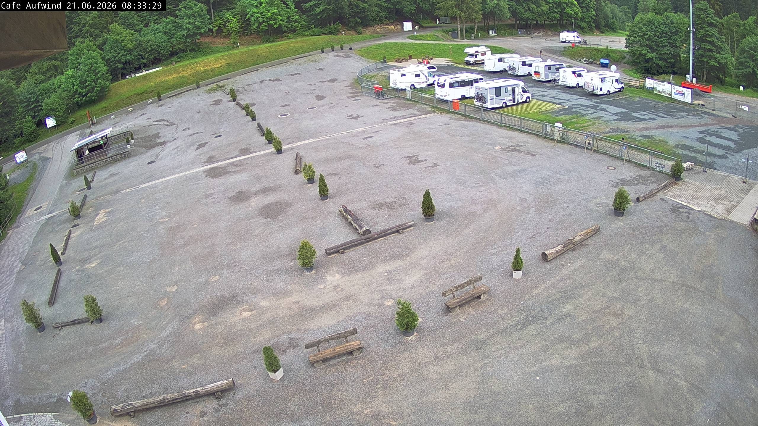 Archiv Foto Webcam Willingen: Mühlenkopfschanze Parkplatz