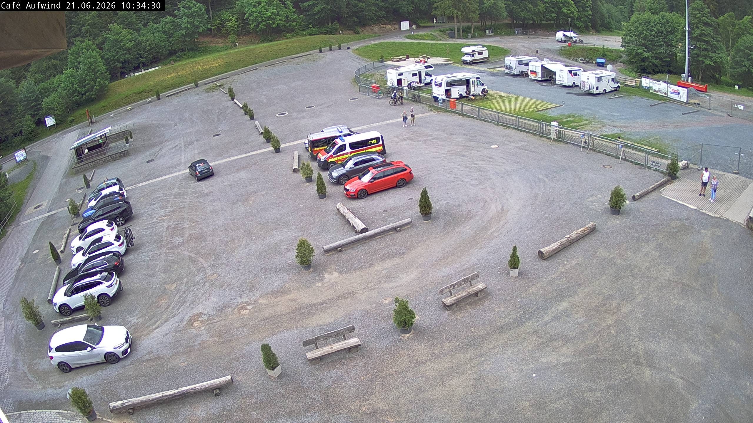Archiv Foto Webcam Willingen: Mühlenkopfschanze Parkplatz