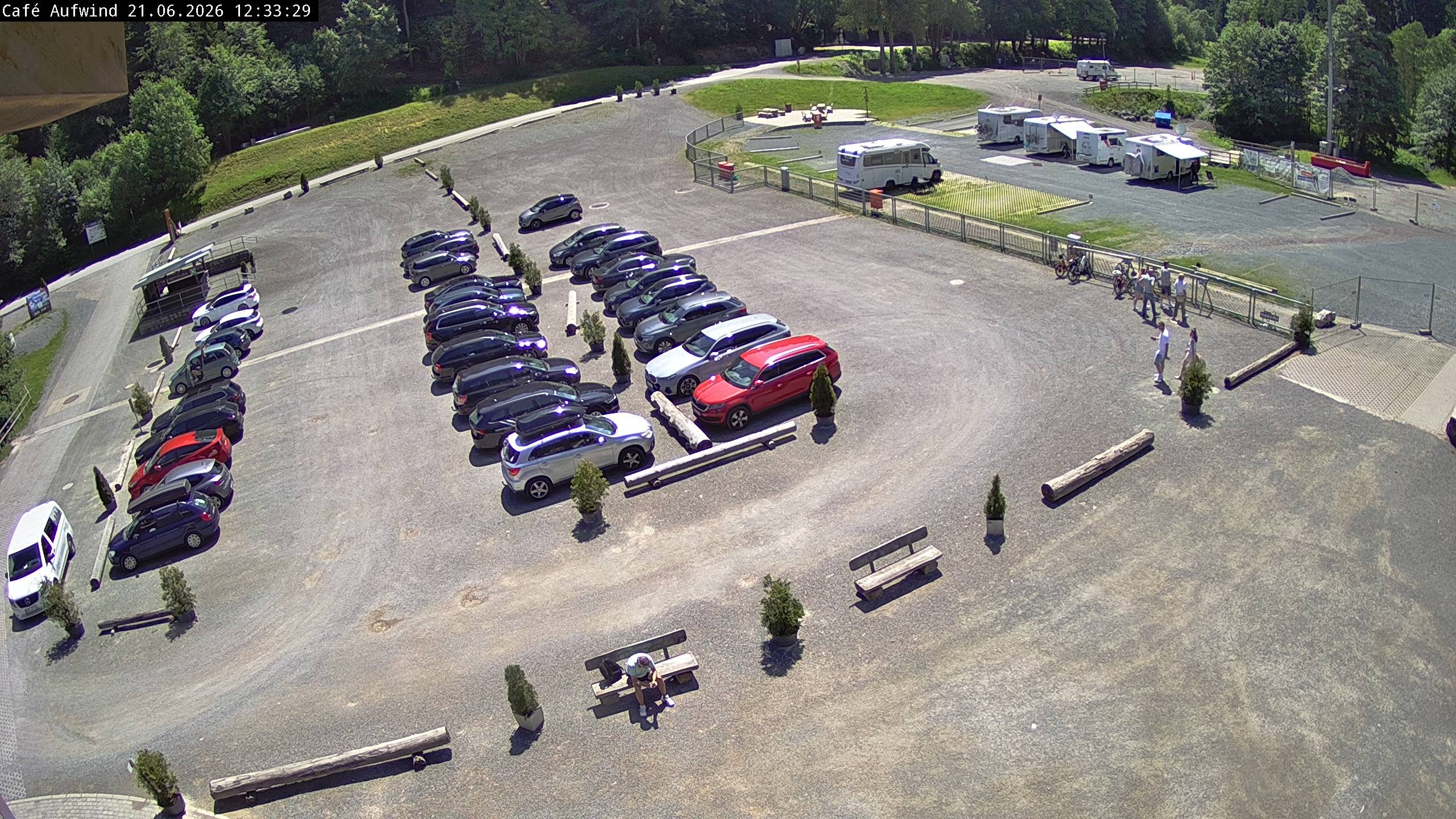 Archiv Foto Webcam Willingen: Mühlenkopfschanze Parkplatz