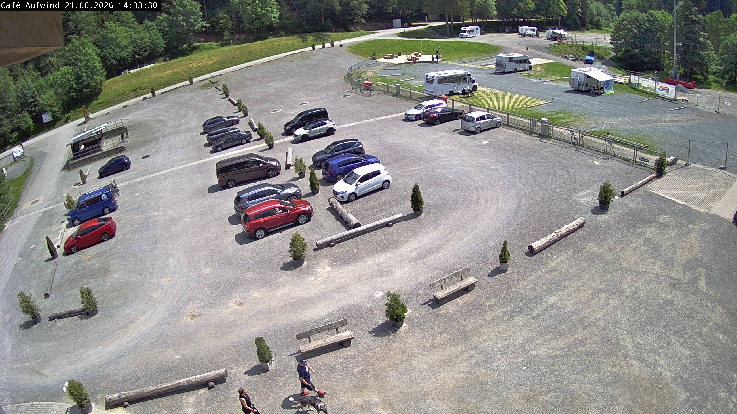 Archiv Foto Webcam Willingen: Mühlenkopfschanze Parkplatz