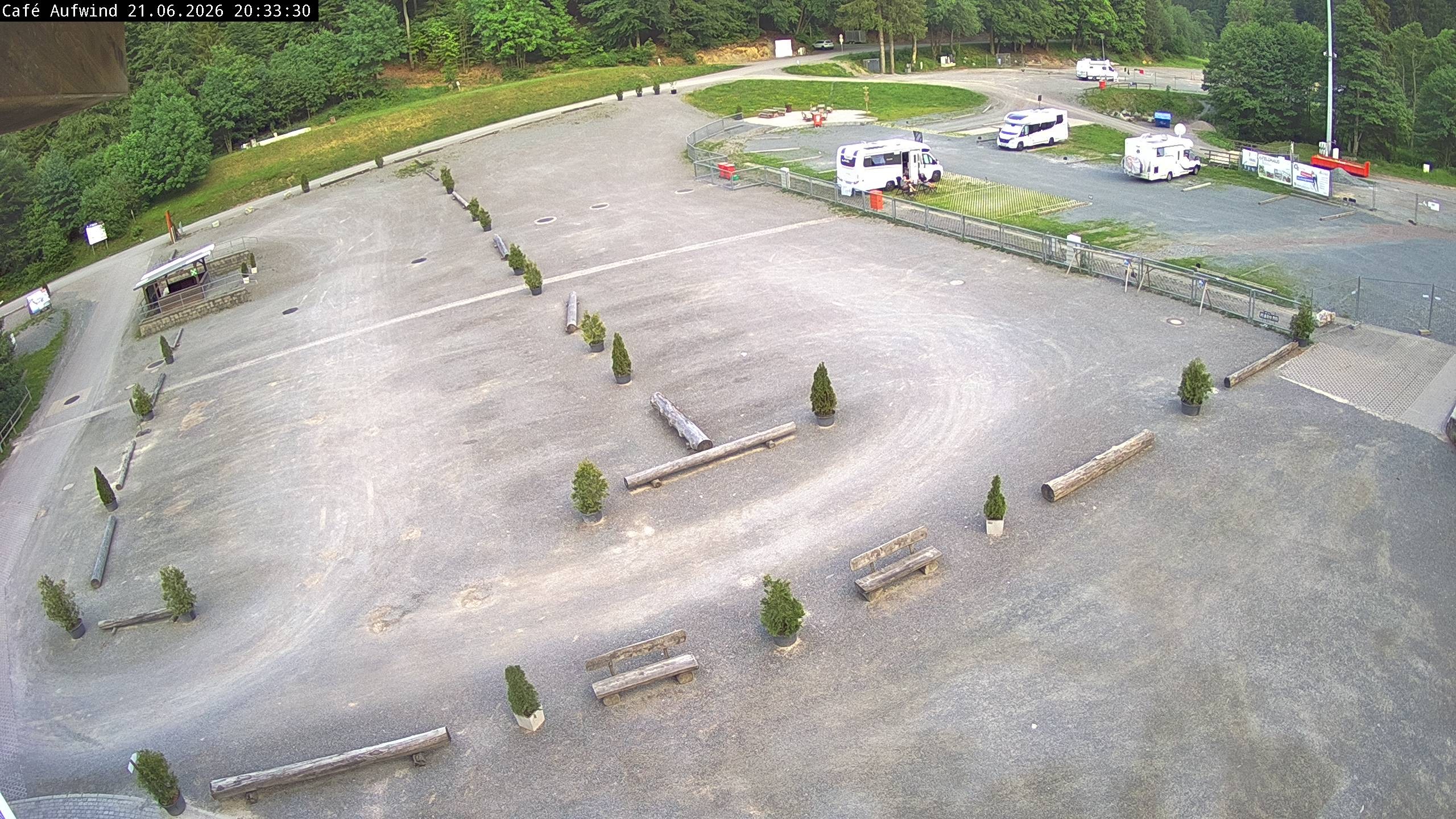 Archiv Foto Webcam Willingen: Mühlenkopfschanze Parkplatz