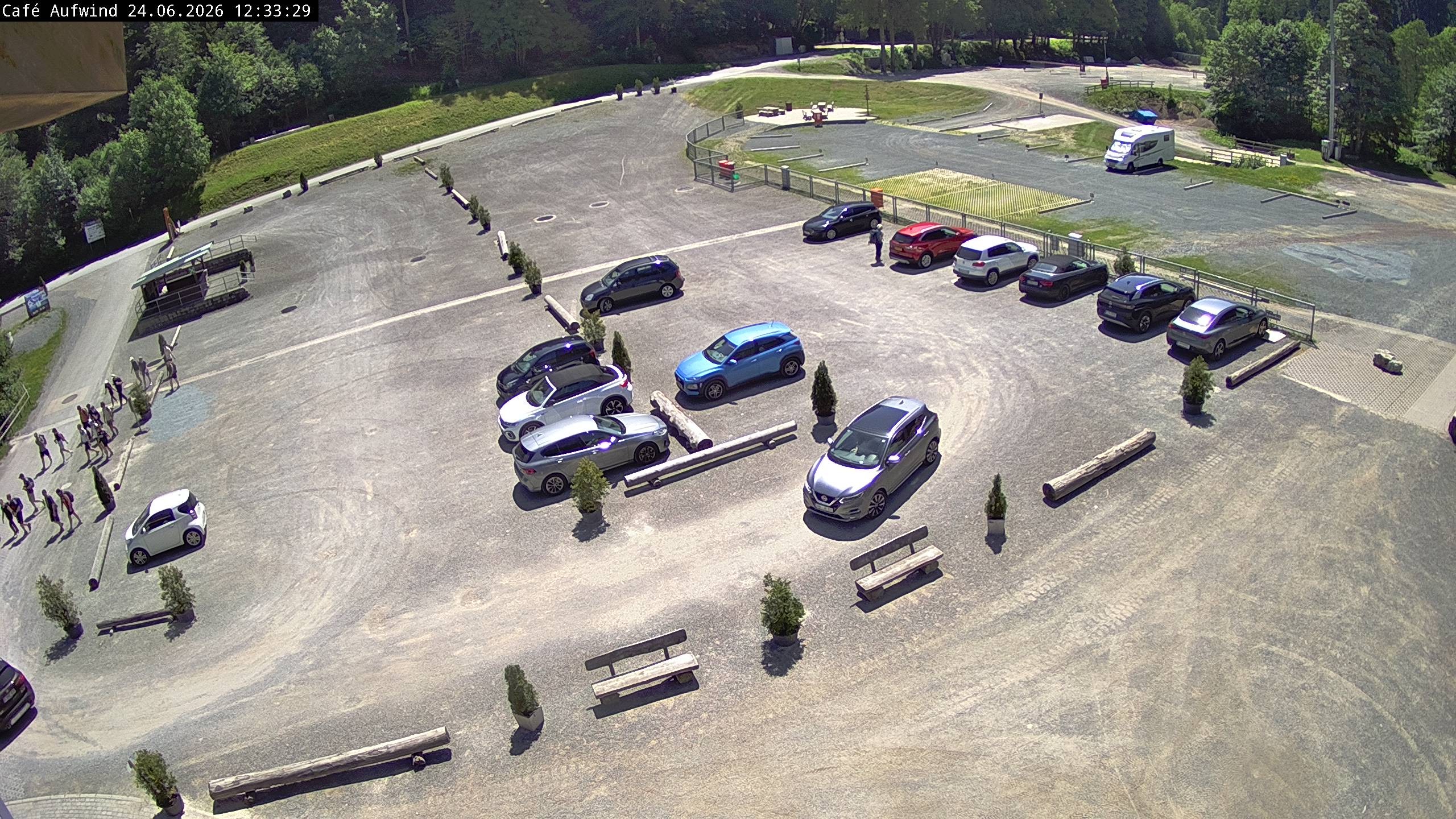 Archiv Foto Webcam Willingen: Mühlenkopfschanze Parkplatz