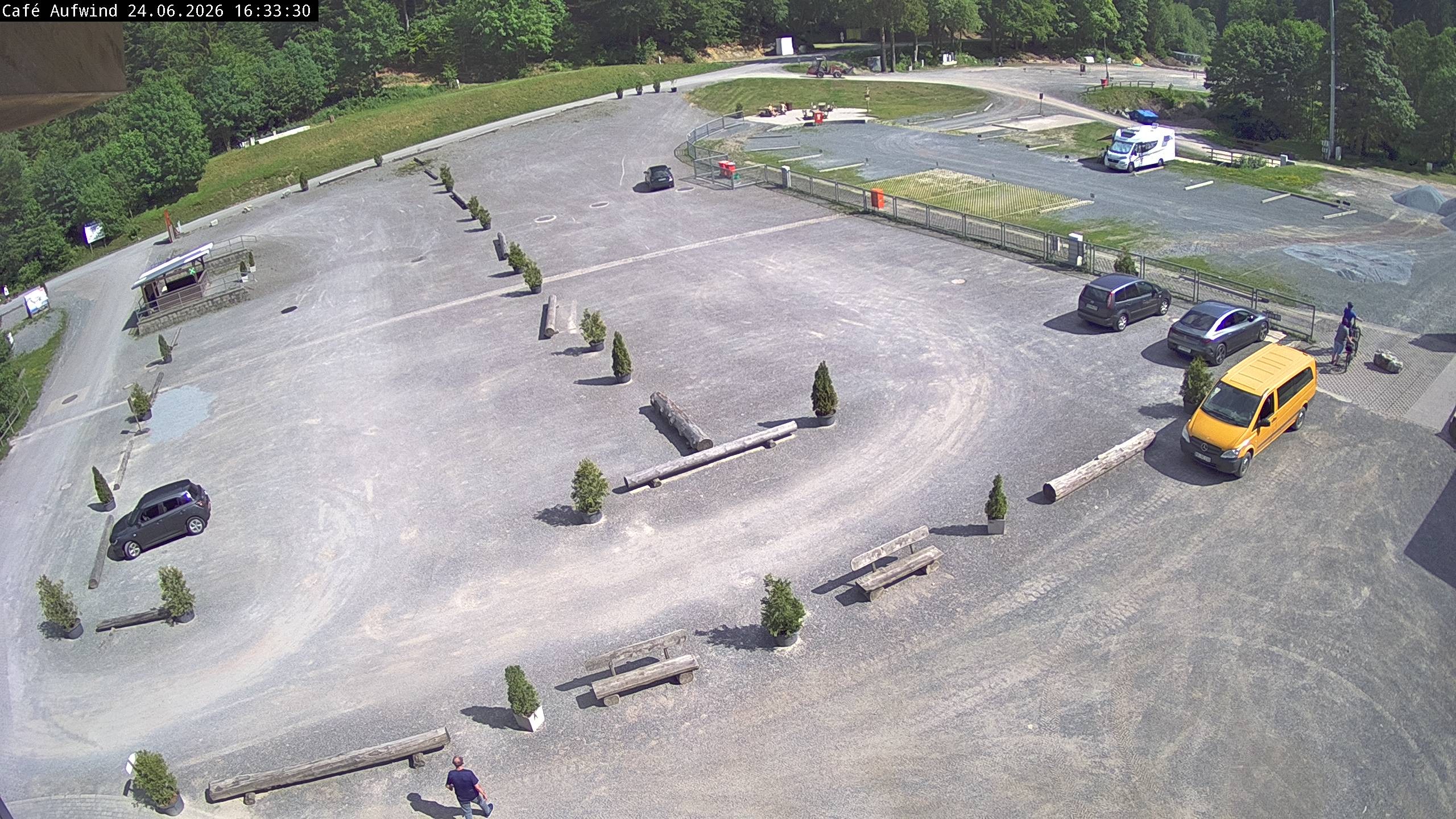 Archiv Foto Webcam Willingen: Mühlenkopfschanze Parkplatz
