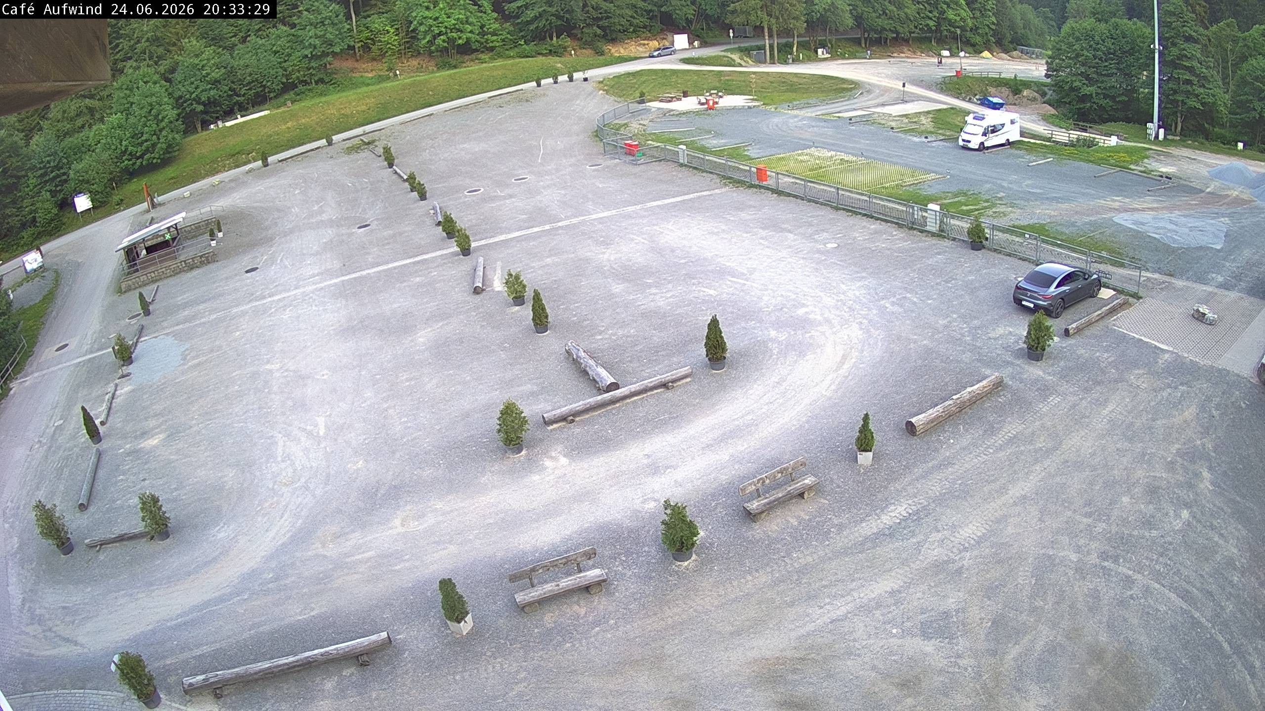 Archiv Foto Webcam Willingen: Mühlenkopfschanze Parkplatz