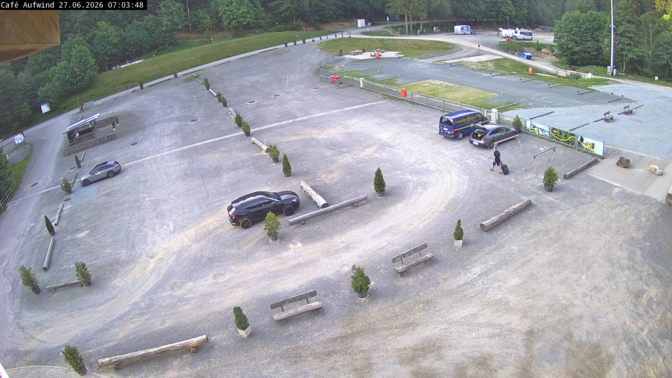 Archiv Foto Webcam Willingen: Mühlenkopfschanze Parkplatz