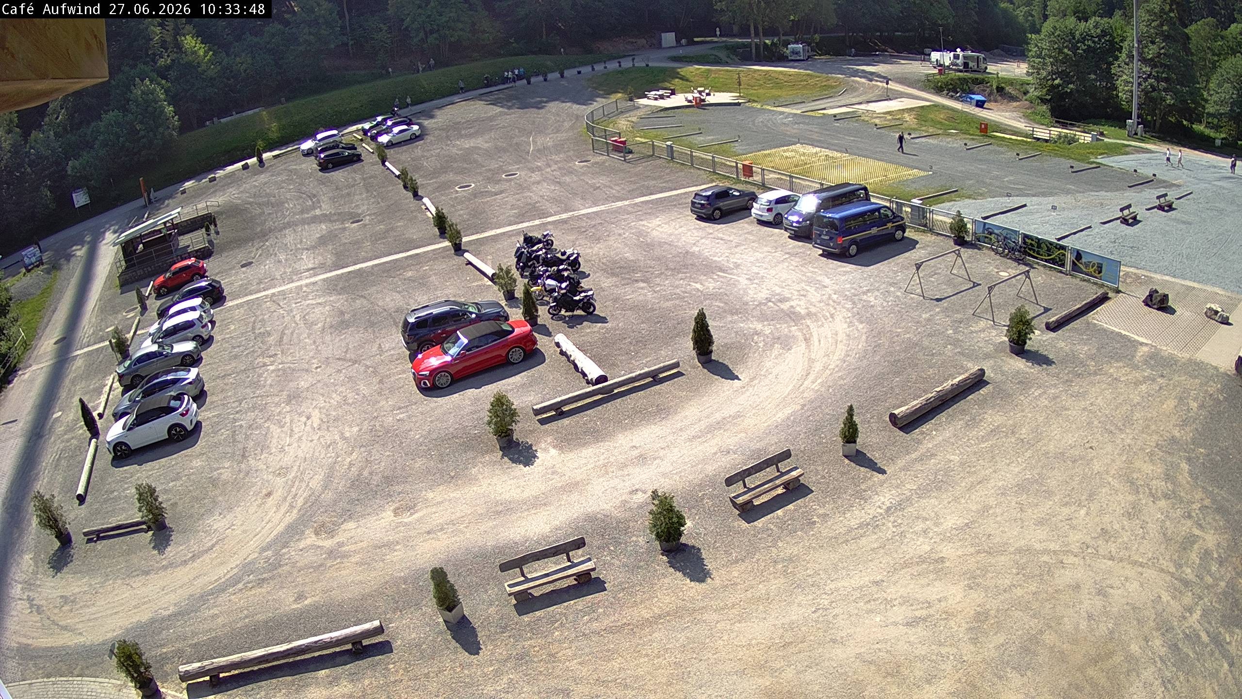 Archiv Foto Webcam Willingen: Mühlenkopfschanze Parkplatz