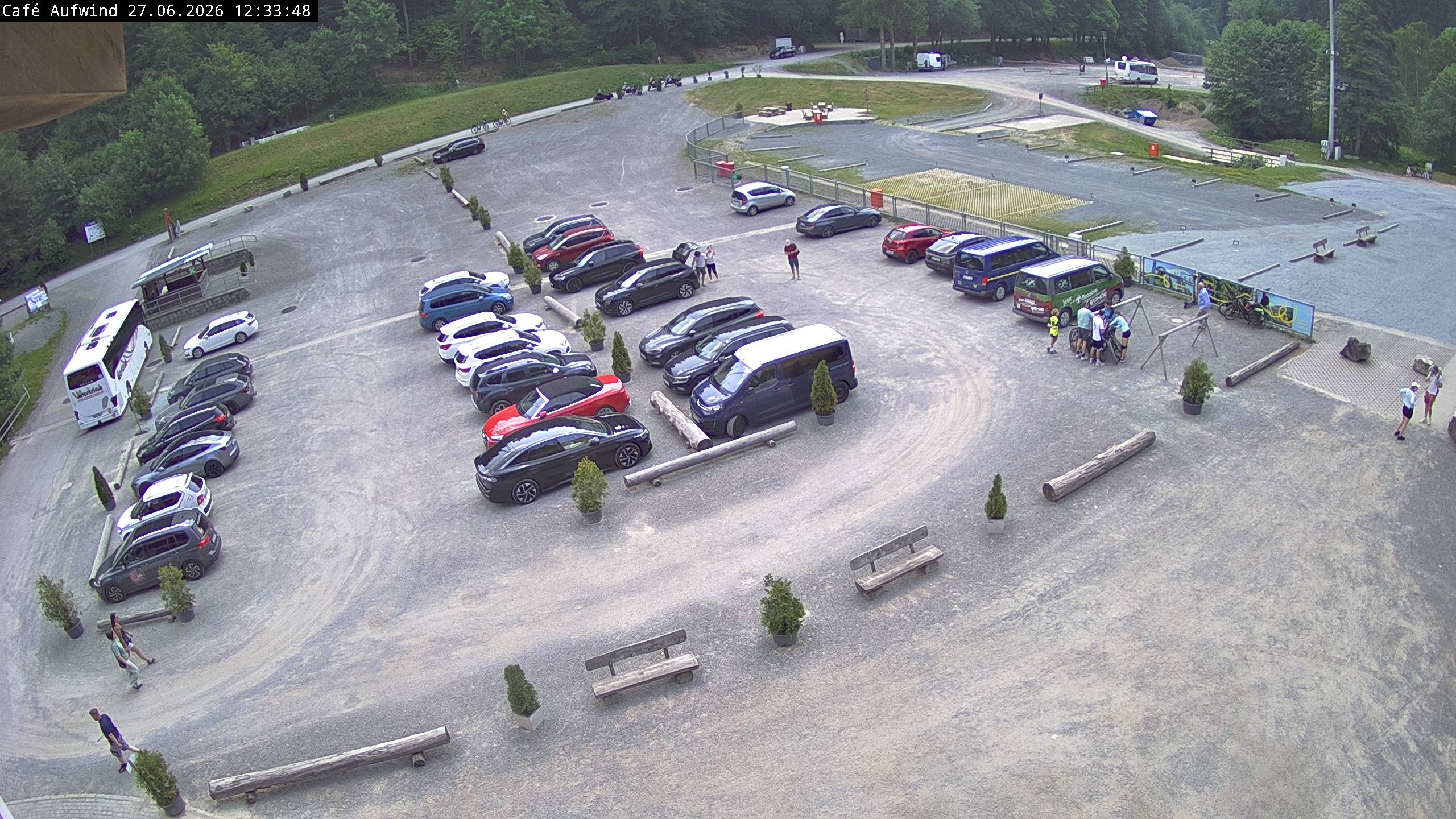 Archiv Foto Webcam Willingen: Mühlenkopfschanze Parkplatz