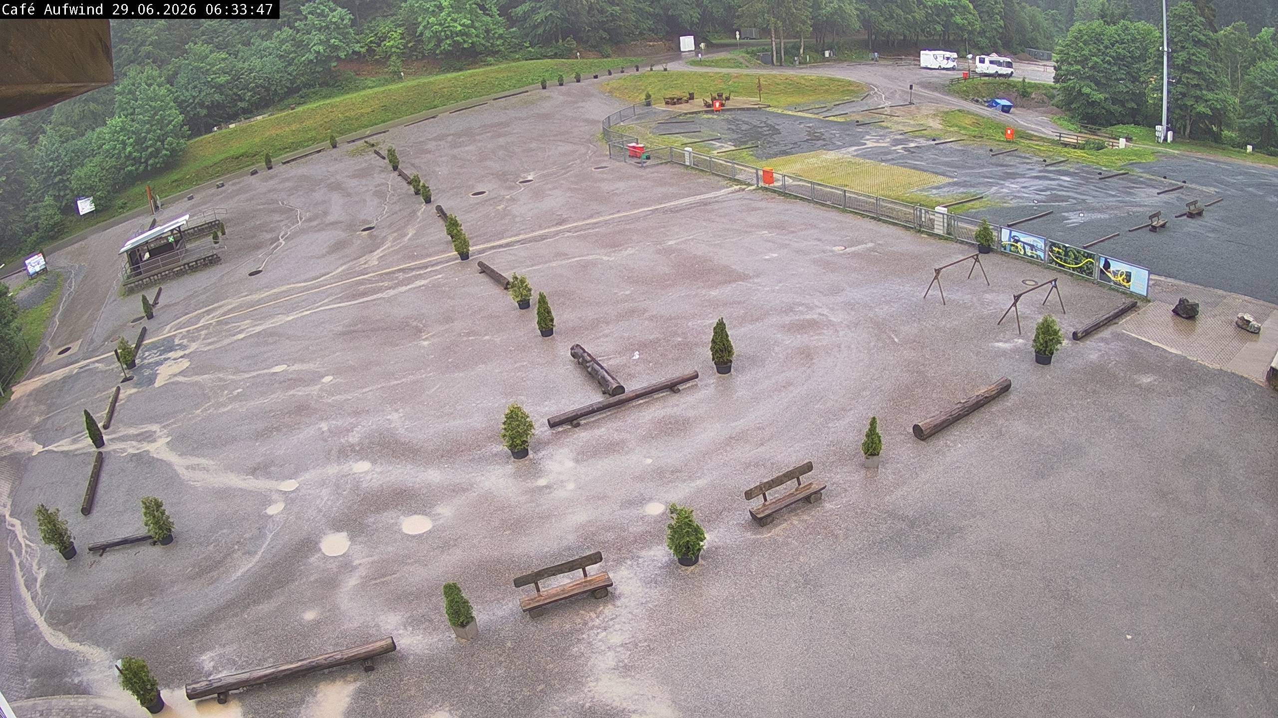 Archiv Foto Webcam Willingen: Mühlenkopfschanze Parkplatz