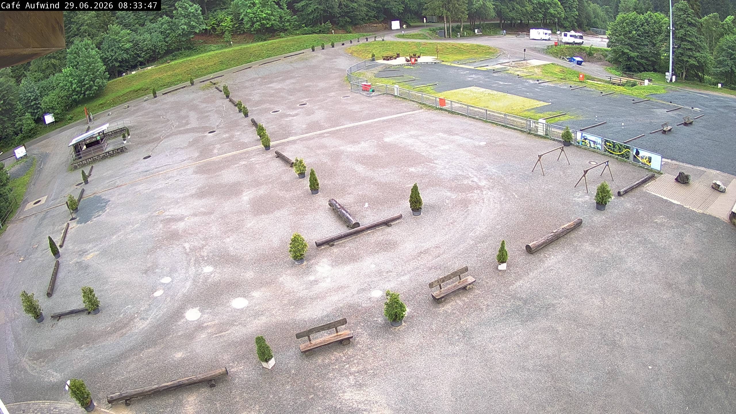 Archiv Foto Webcam Willingen: Mühlenkopfschanze Parkplatz