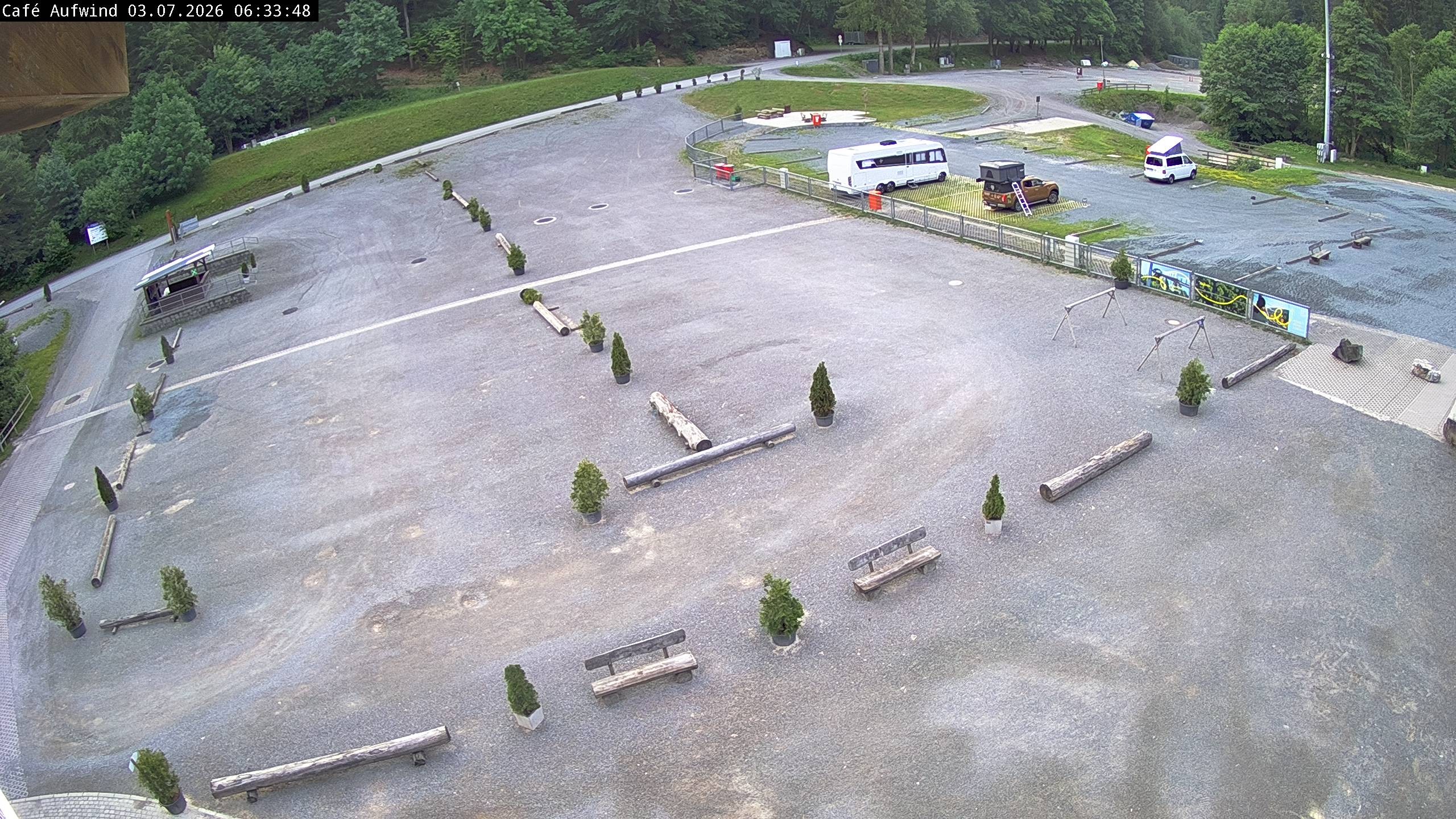 Archiv Foto Webcam Willingen: Mühlenkopfschanze Parkplatz