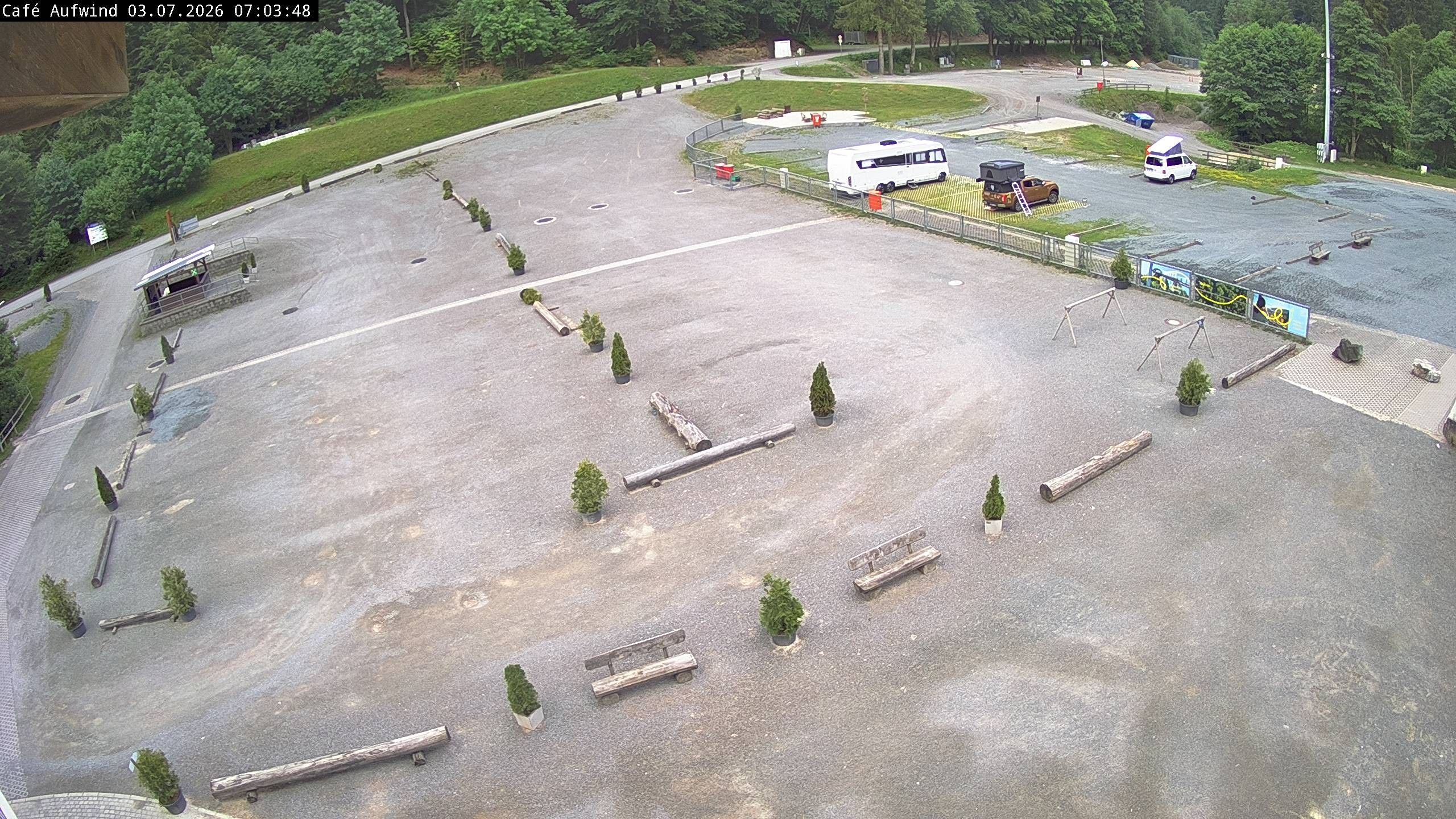 Archiv Foto Webcam Willingen: Mühlenkopfschanze Parkplatz