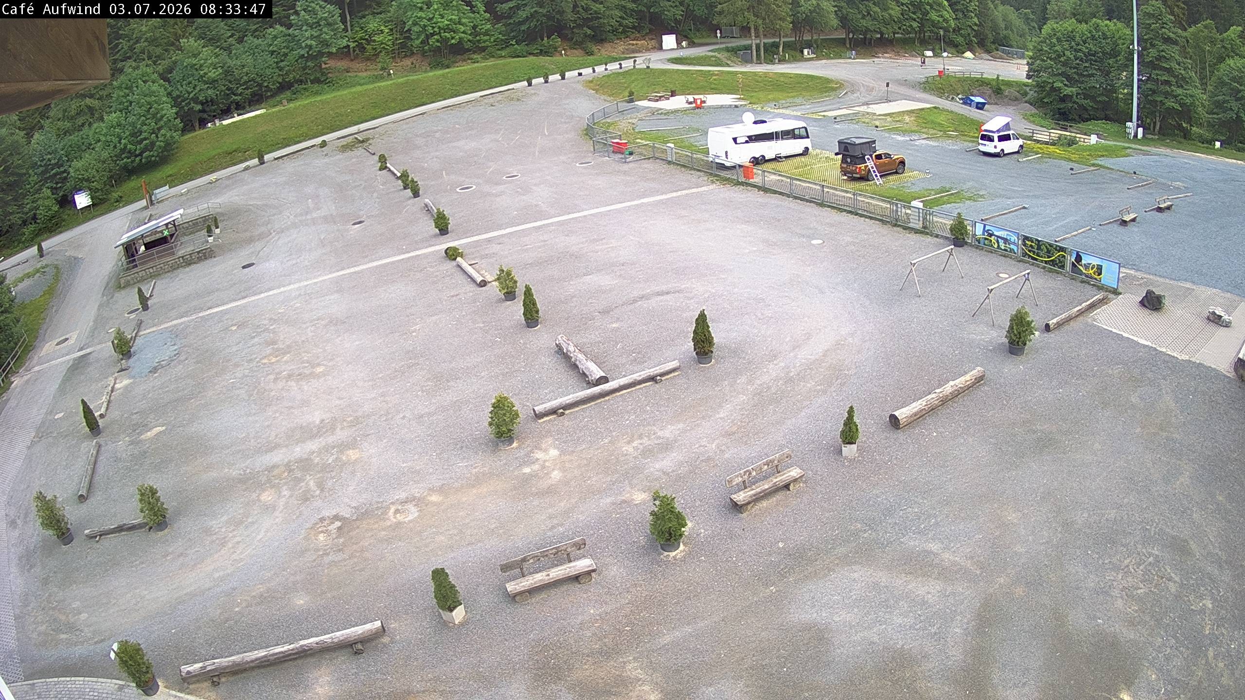 Archiv Foto Webcam Willingen: Mühlenkopfschanze Parkplatz