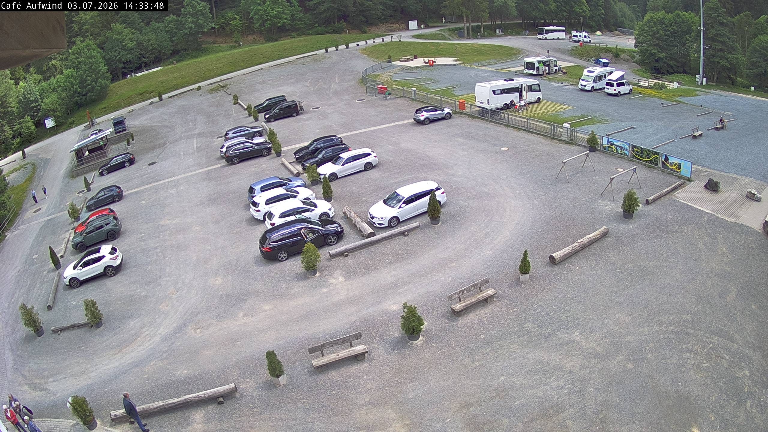 Archiv Foto Webcam Willingen: Mühlenkopfschanze Parkplatz