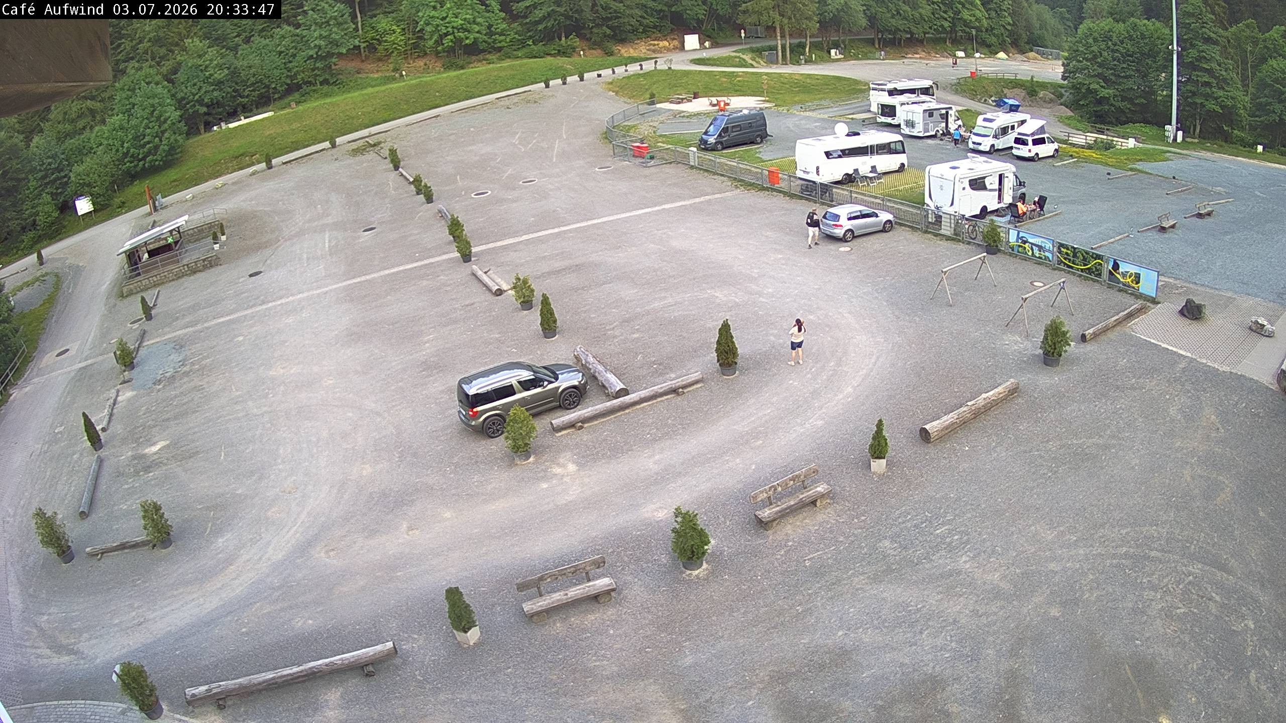 Archiv Foto Webcam Willingen: Mühlenkopfschanze Parkplatz