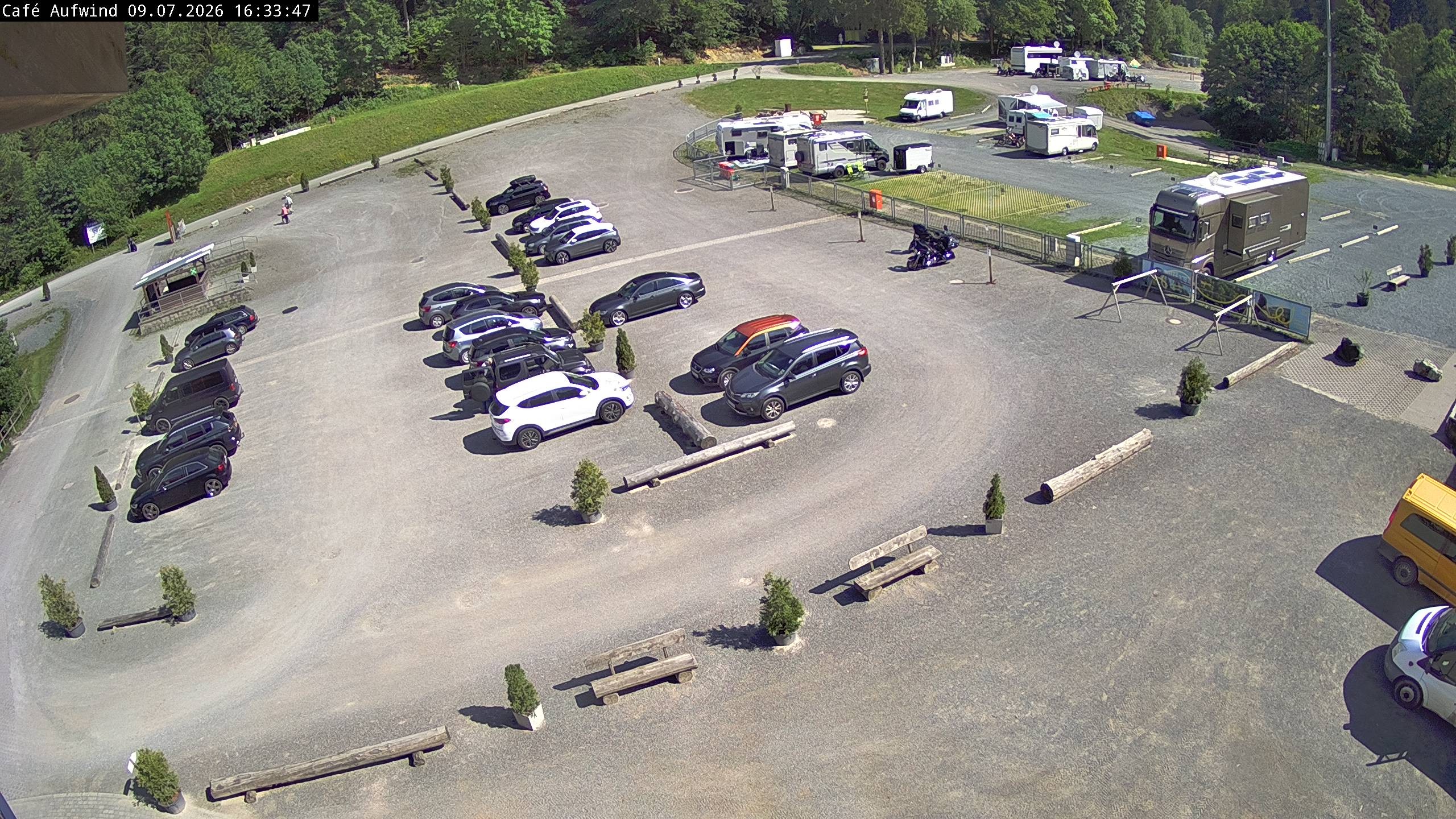 Archiv Foto Webcam Willingen: Mühlenkopfschanze Parkplatz