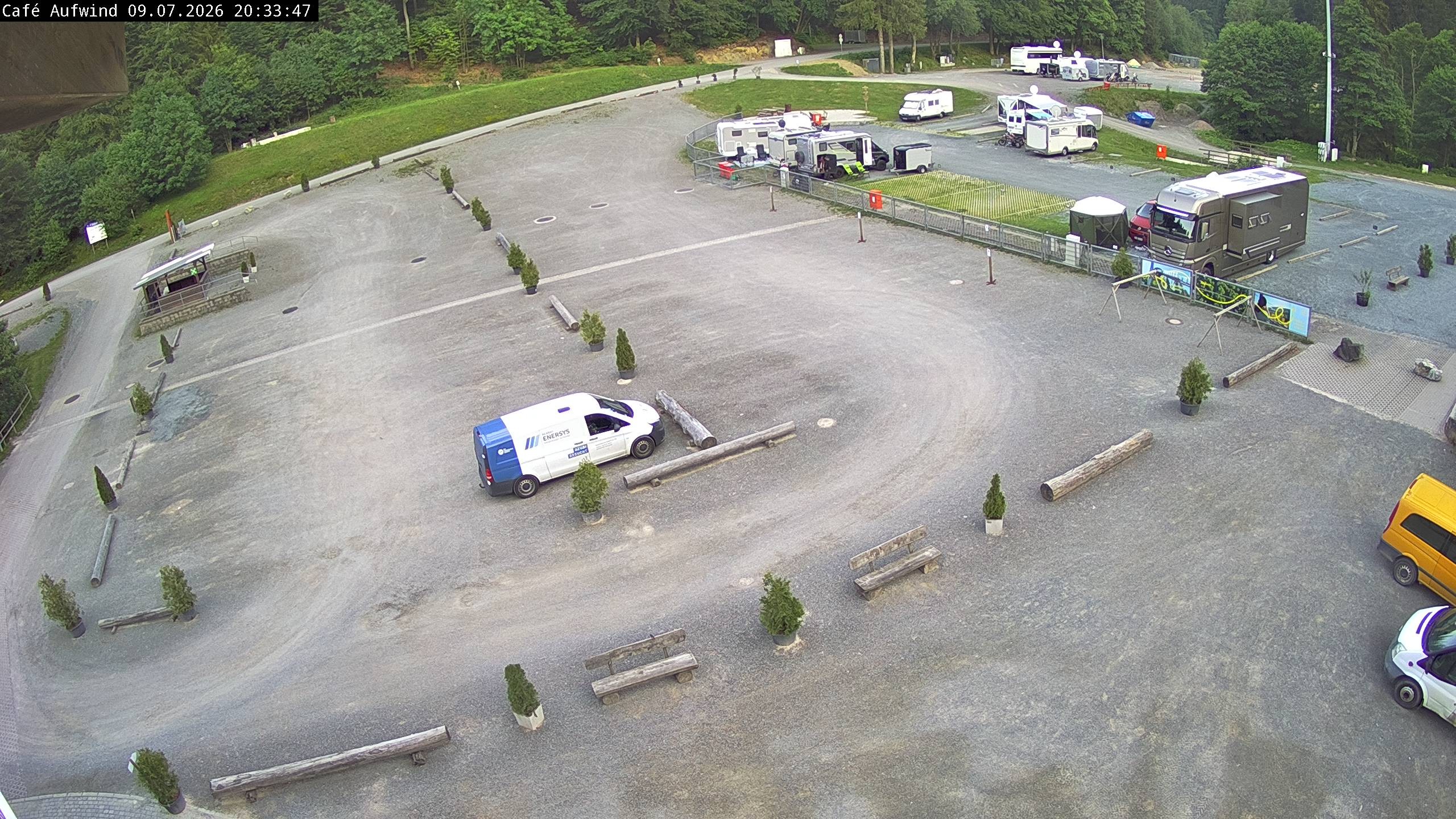 Archiv Foto Webcam Willingen: Mühlenkopfschanze Parkplatz