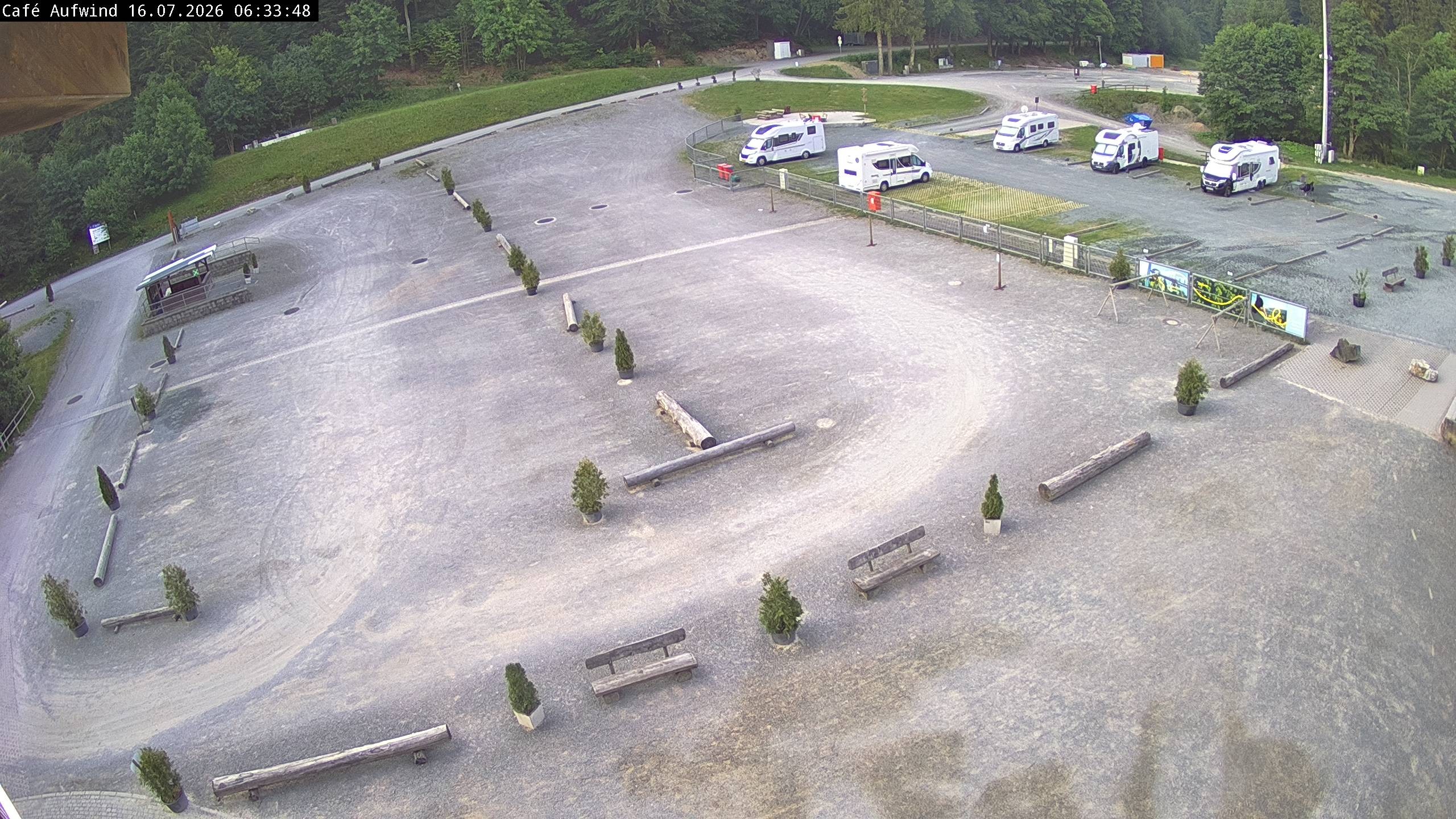 Archiv Foto Webcam Willingen: Mühlenkopfschanze Parkplatz