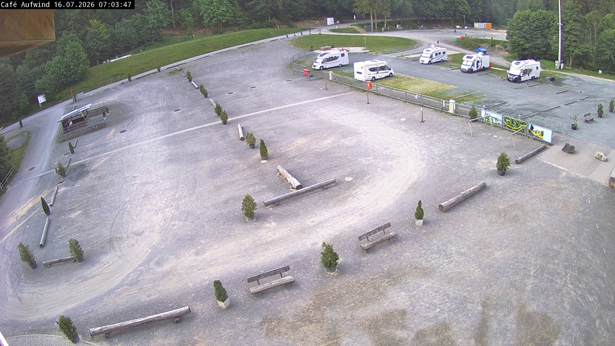 Archiv Foto Webcam Willingen: Mühlenkopfschanze Parkplatz
