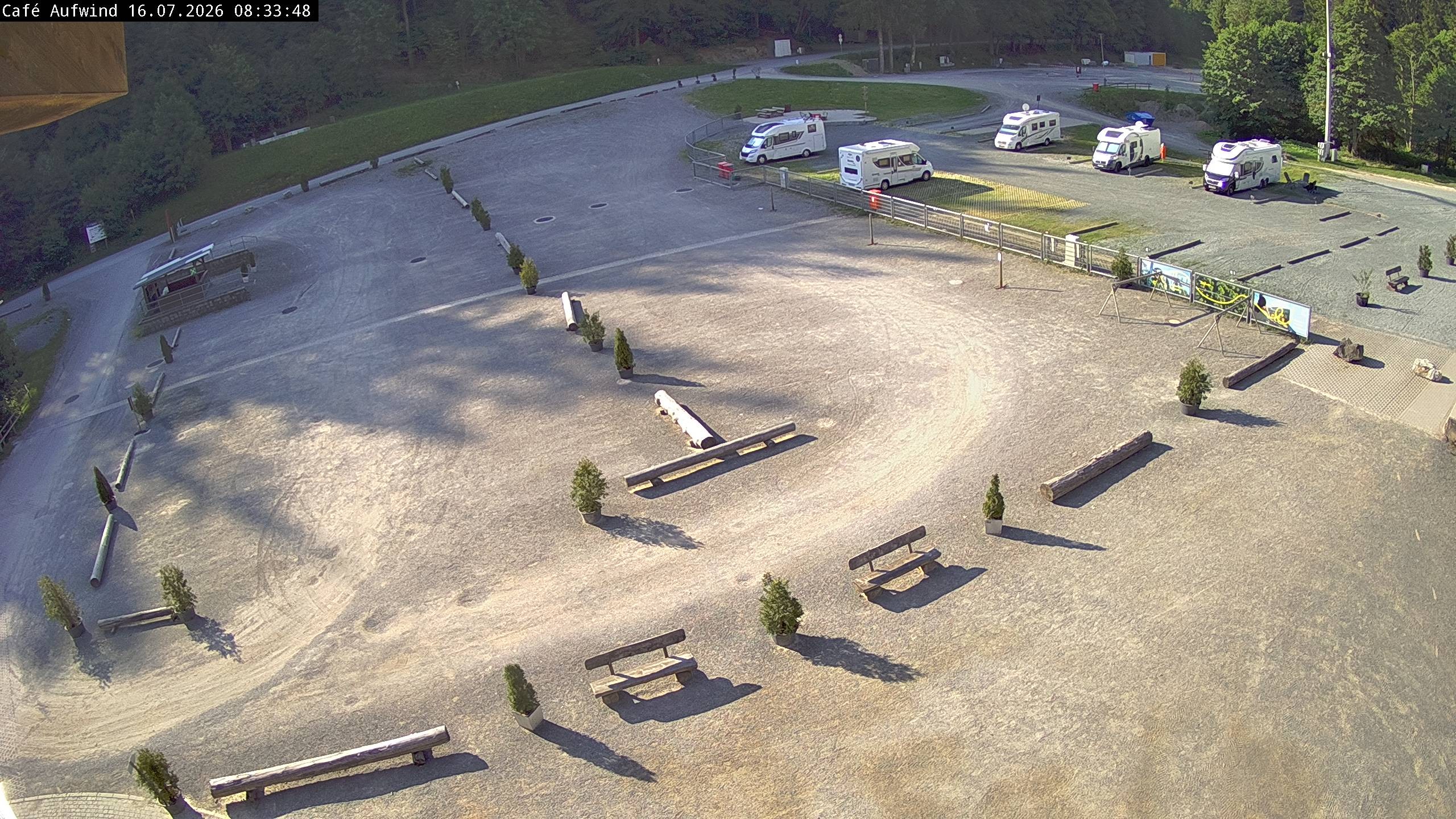 Archiv Foto Webcam Willingen: Mühlenkopfschanze Parkplatz