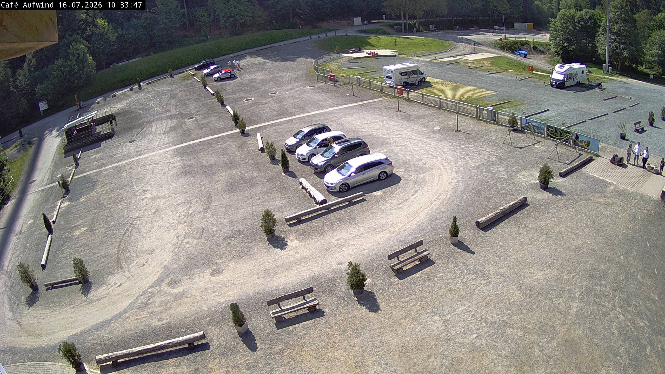 Archiv Foto Webcam Willingen: Mühlenkopfschanze Parkplatz