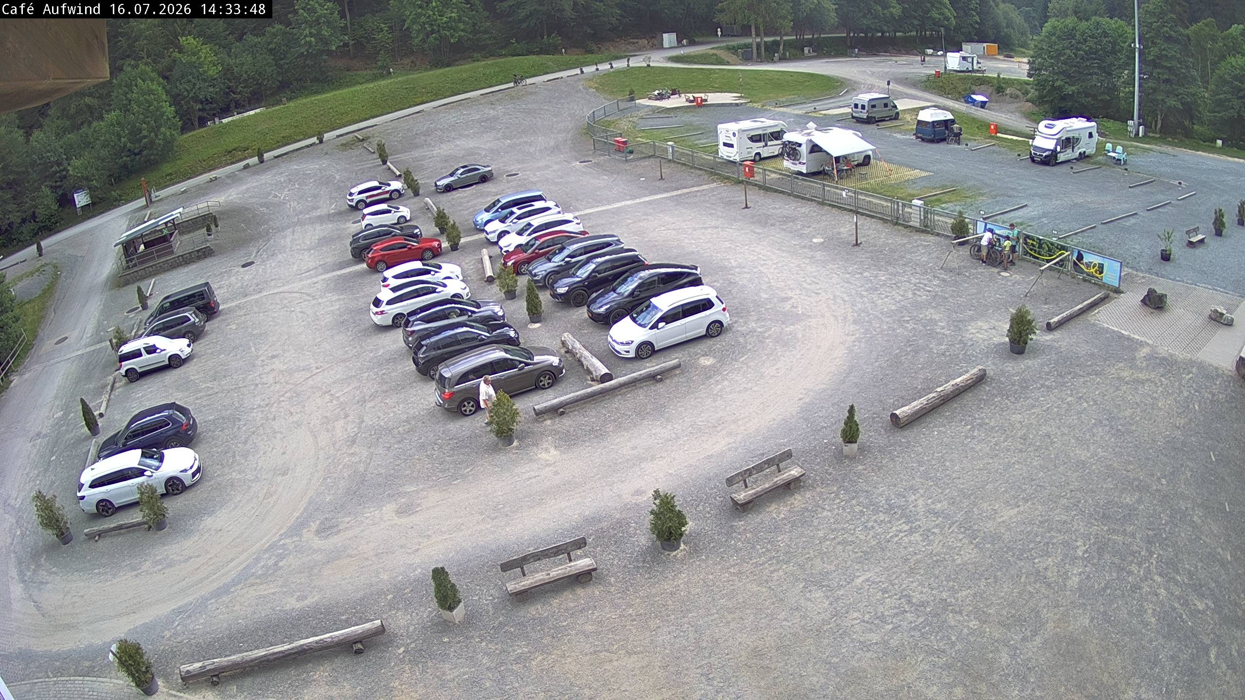 Archiv Foto Webcam Willingen: Mühlenkopfschanze Parkplatz