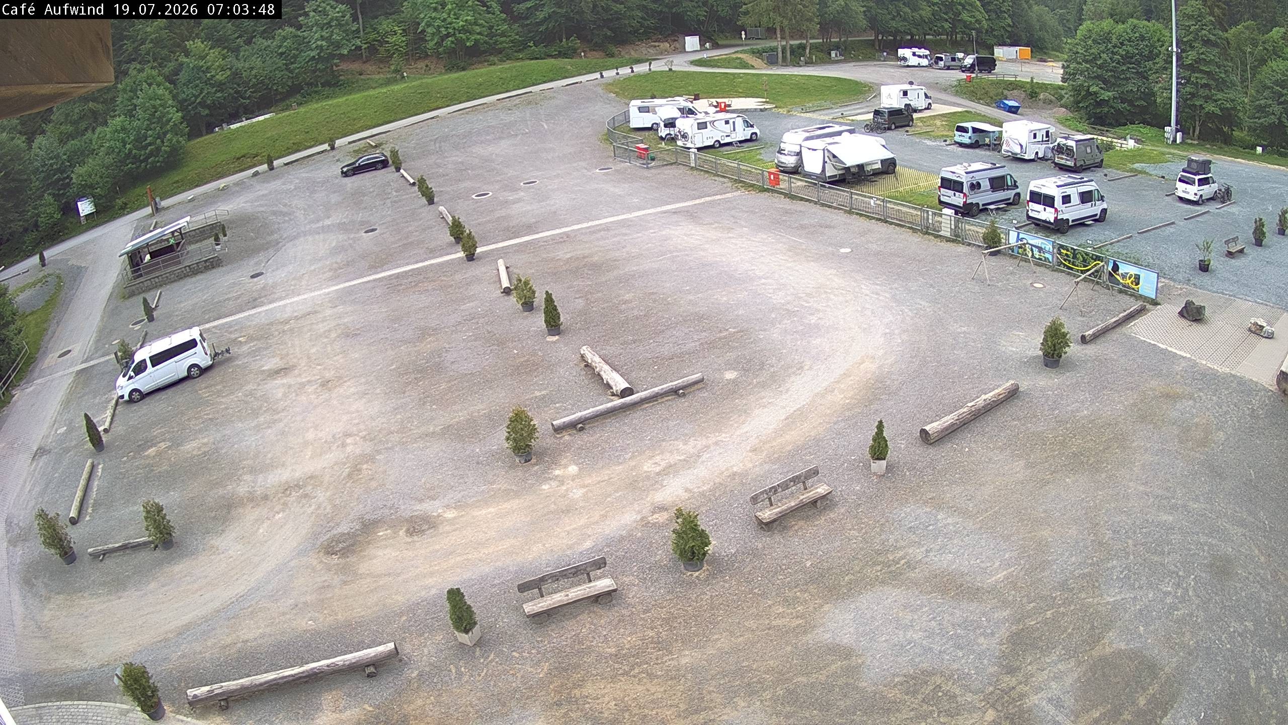 Archiv Foto Webcam Willingen: Mühlenkopfschanze Parkplatz