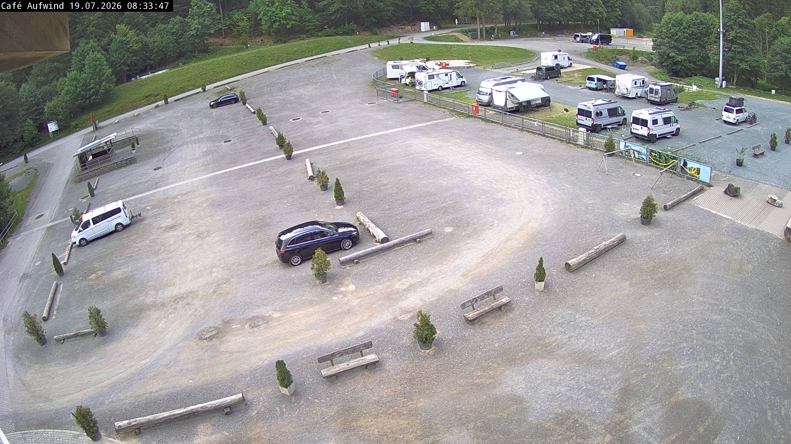 Archiv Foto Webcam Willingen: Mühlenkopfschanze Parkplatz