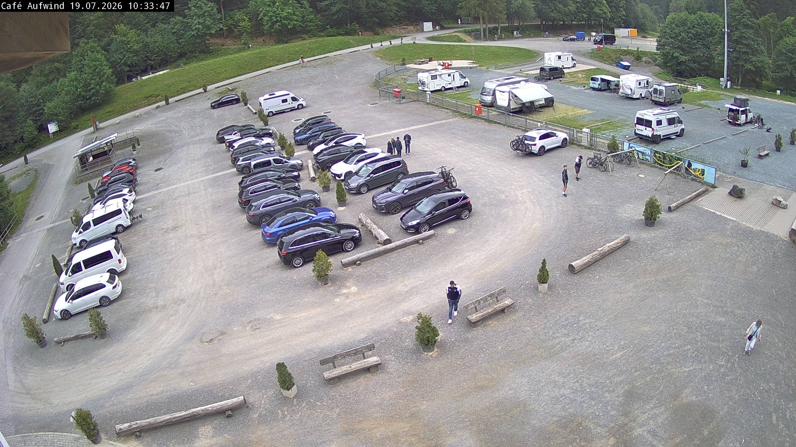 Archiv Foto Webcam Willingen: Mühlenkopfschanze Parkplatz