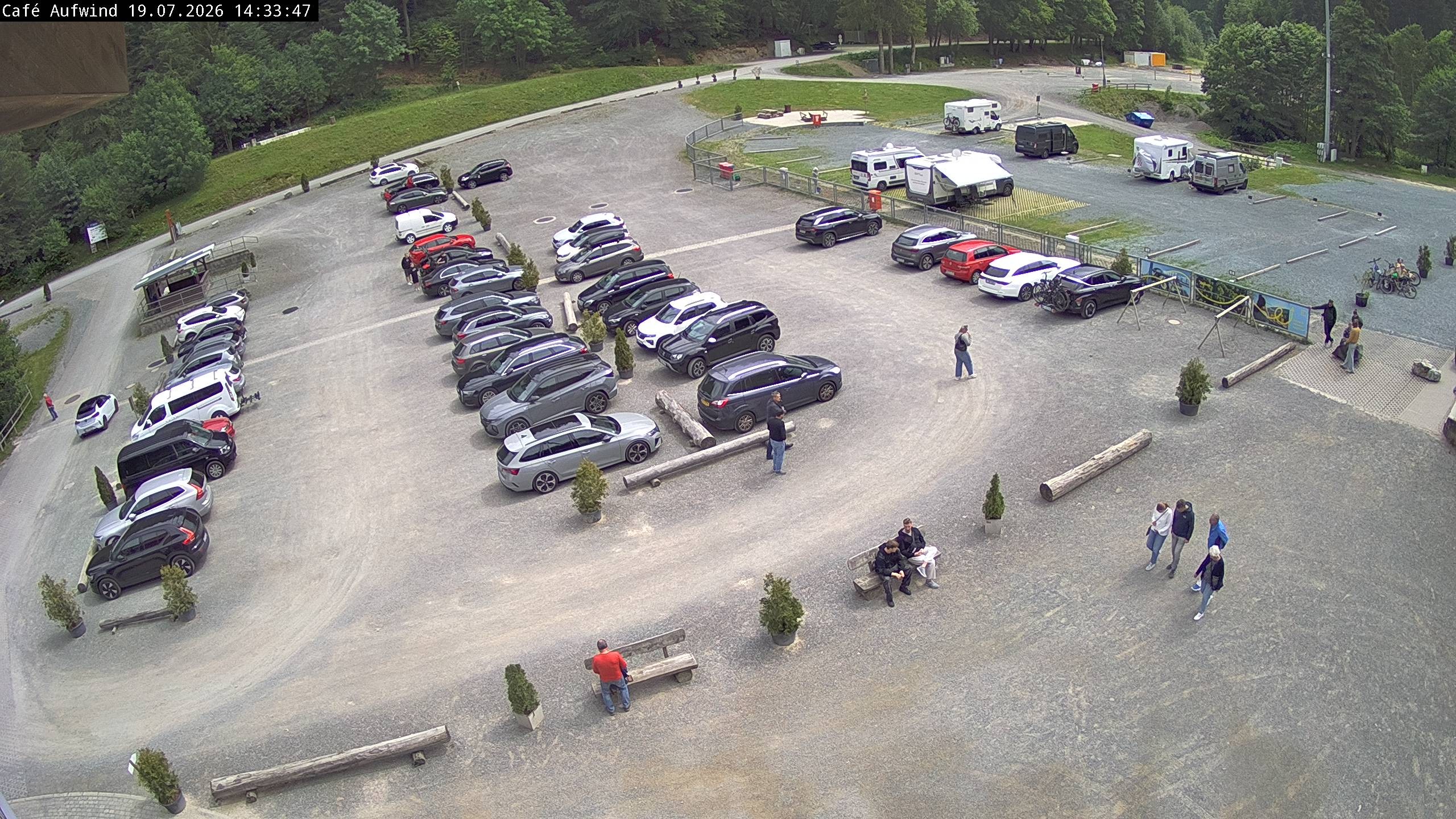 Archiv Foto Webcam Willingen: Mühlenkopfschanze Parkplatz